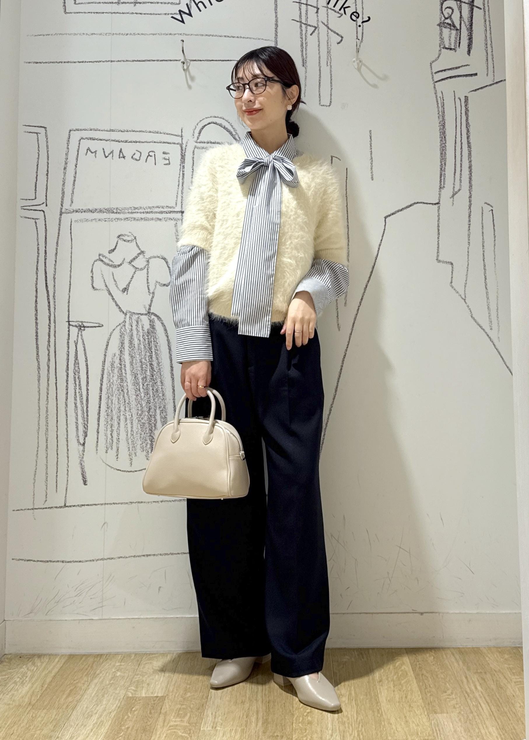 ROPE' PICNICのシャギーニットハーフスリーブプルオーバーを使ったコーディネートを紹介します。｜Rakuten Fashion(楽天ファッション／旧楽天ブランドアベニュー)6402151