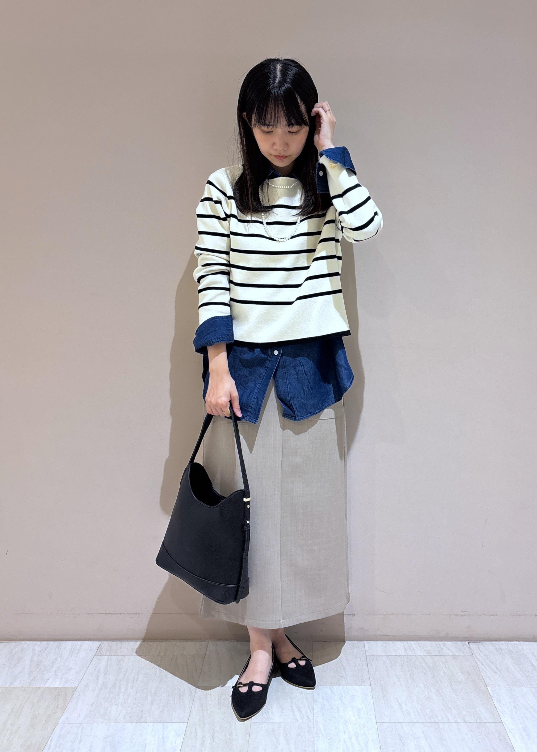 ROPE' PICNICの【洗濯機OK】ミラノリブニットプルオーバーを使ったコーディネートを紹介します。｜Rakuten Fashion(楽天ファッション／旧楽天ブランドアベニュー)6402161