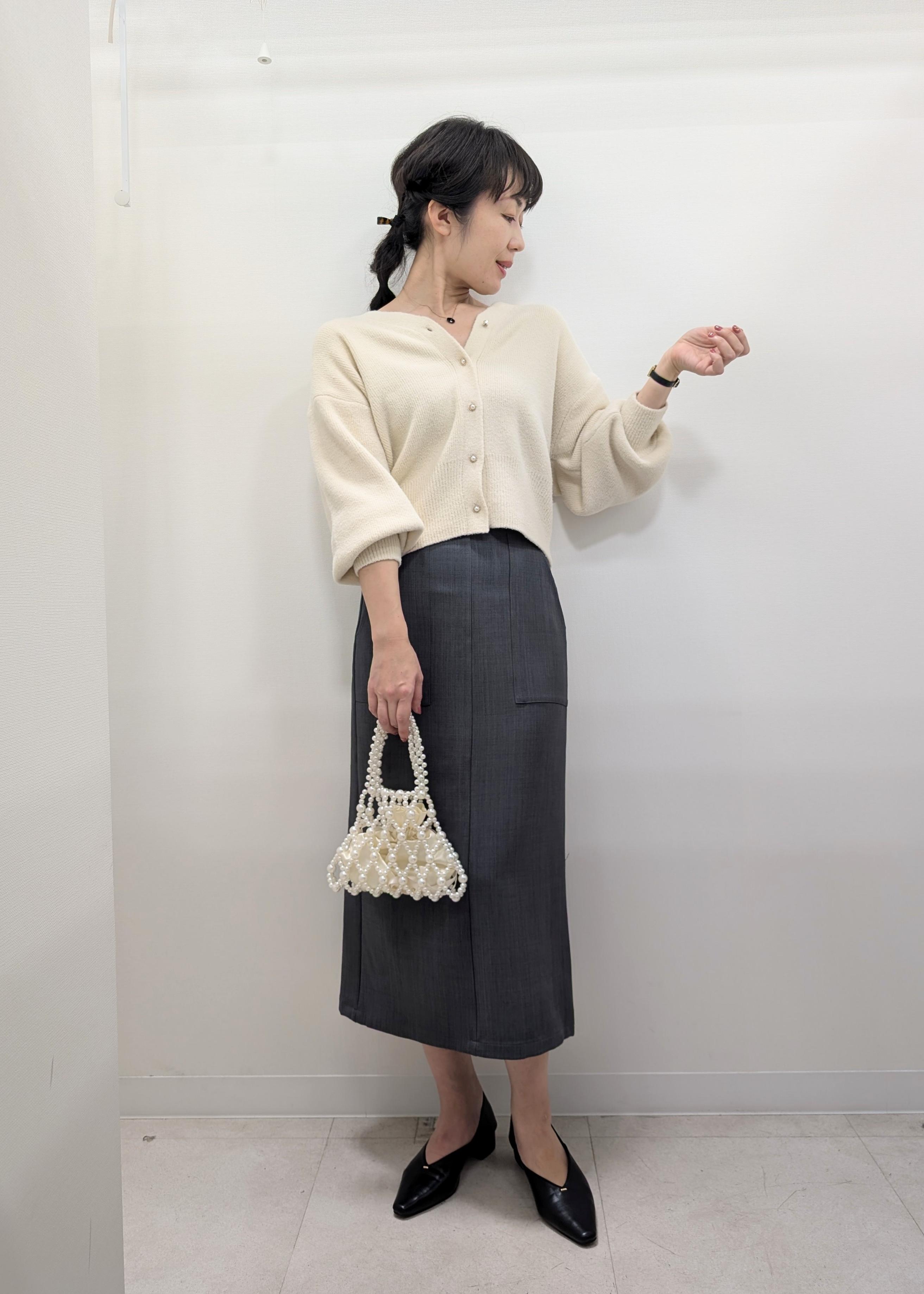 ROPE' PICNICの【新色追加】スフレニットシリーズ パールボタンショートカーディガン/イージーケア・リンクコーデを使ったコーディネートを紹介します。｜Rakuten Fashion(楽天ファッション／旧楽天ブランドアベニュー)6402203