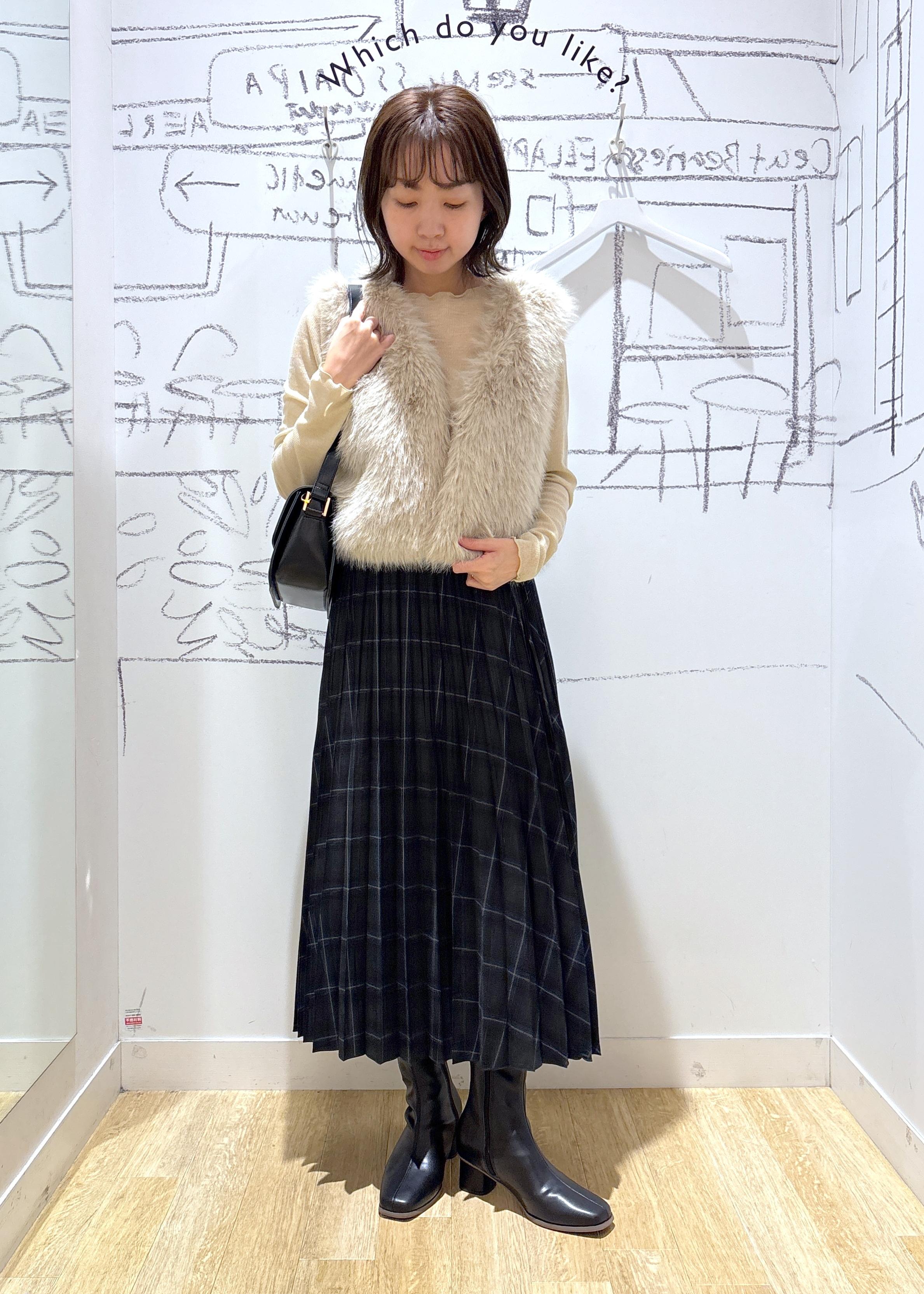 ROPE' PICNICのチェック柄プリーツスカートを使ったコーディネートを紹介します。｜Rakuten Fashion(楽天ファッション／旧楽天ブランドアベニュー)6402167