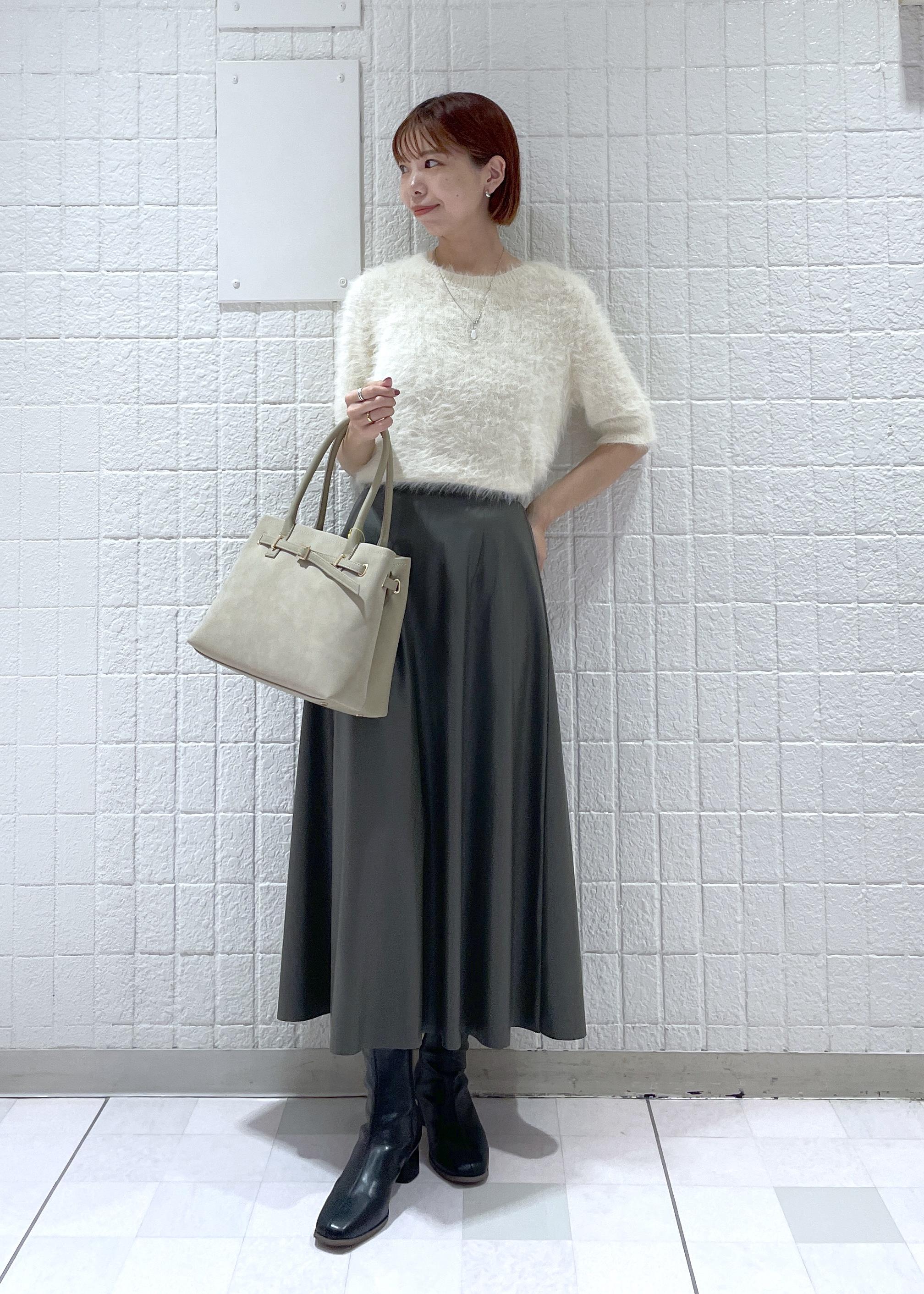 ROPE' PICNICのシャギーニットハーフスリーブプルオーバーを使ったコーディネートを紹介します。｜Rakuten Fashion(楽天ファッション／旧楽天ブランドアベニュー)6403240