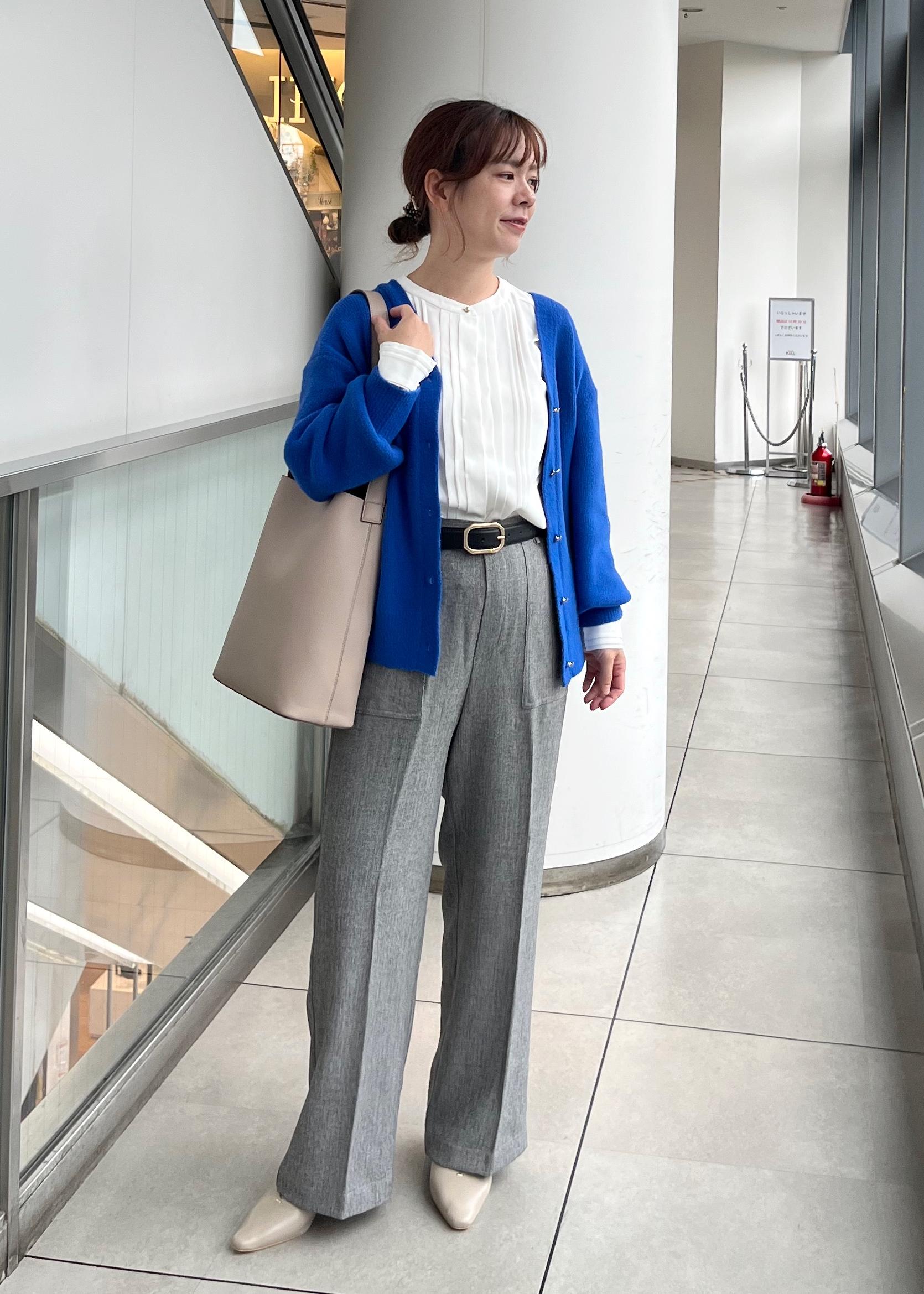 ROPE' PICNICの【新色追加】スフレニットシリーズ 変形メタルボタンミドル丈カーディガン/イージーケア・リンクコーデを使ったコーディネートを紹介します。｜Rakuten Fashion(楽天ファッション／旧楽天ブランドアベニュー)6403248