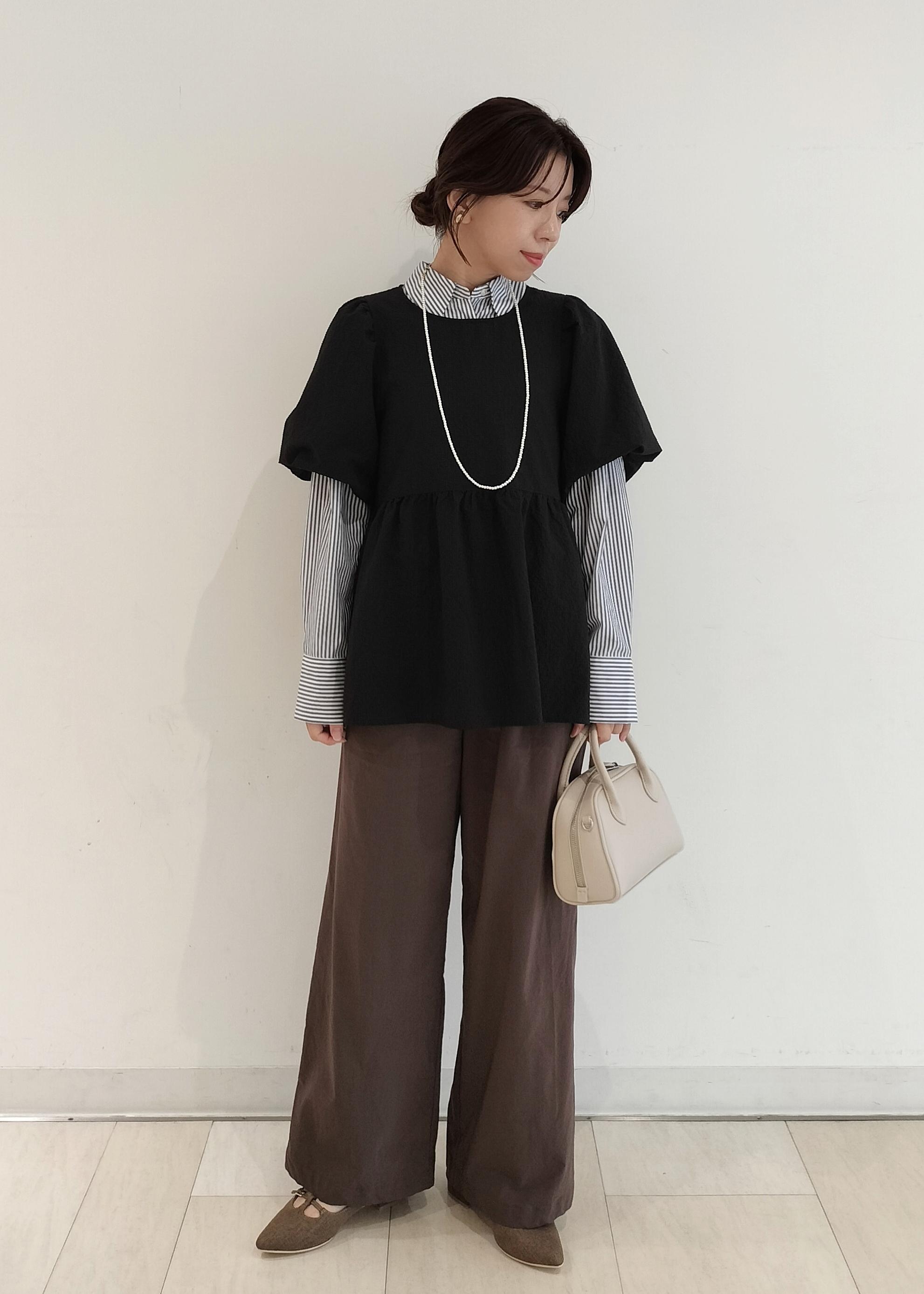 ROPE' PICNICのバルーンペプラムブラウスを使ったコーディネートを紹介します。｜Rakuten Fashion(楽天ファッション／旧楽天ブランドアベニュー)6403262