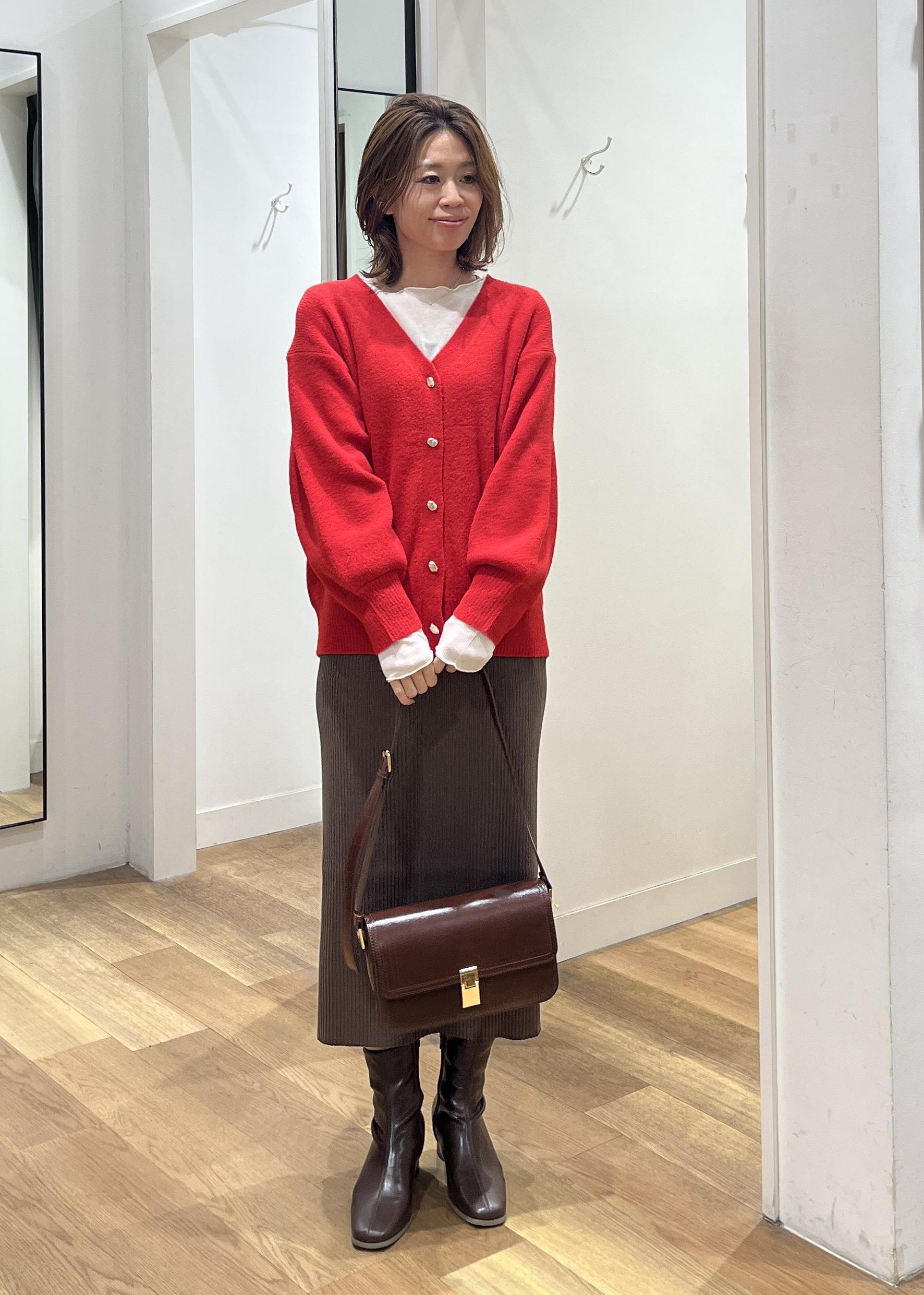 ROPE' PICNICの【新色追加】スフレニットシリーズ 変形メタルボタンミドル丈カーディガン/イージーケア・リンクコーデを使ったコーディネートを紹介します。｜Rakuten Fashion(楽天ファッション／旧楽天ブランドアベニュー)6403281