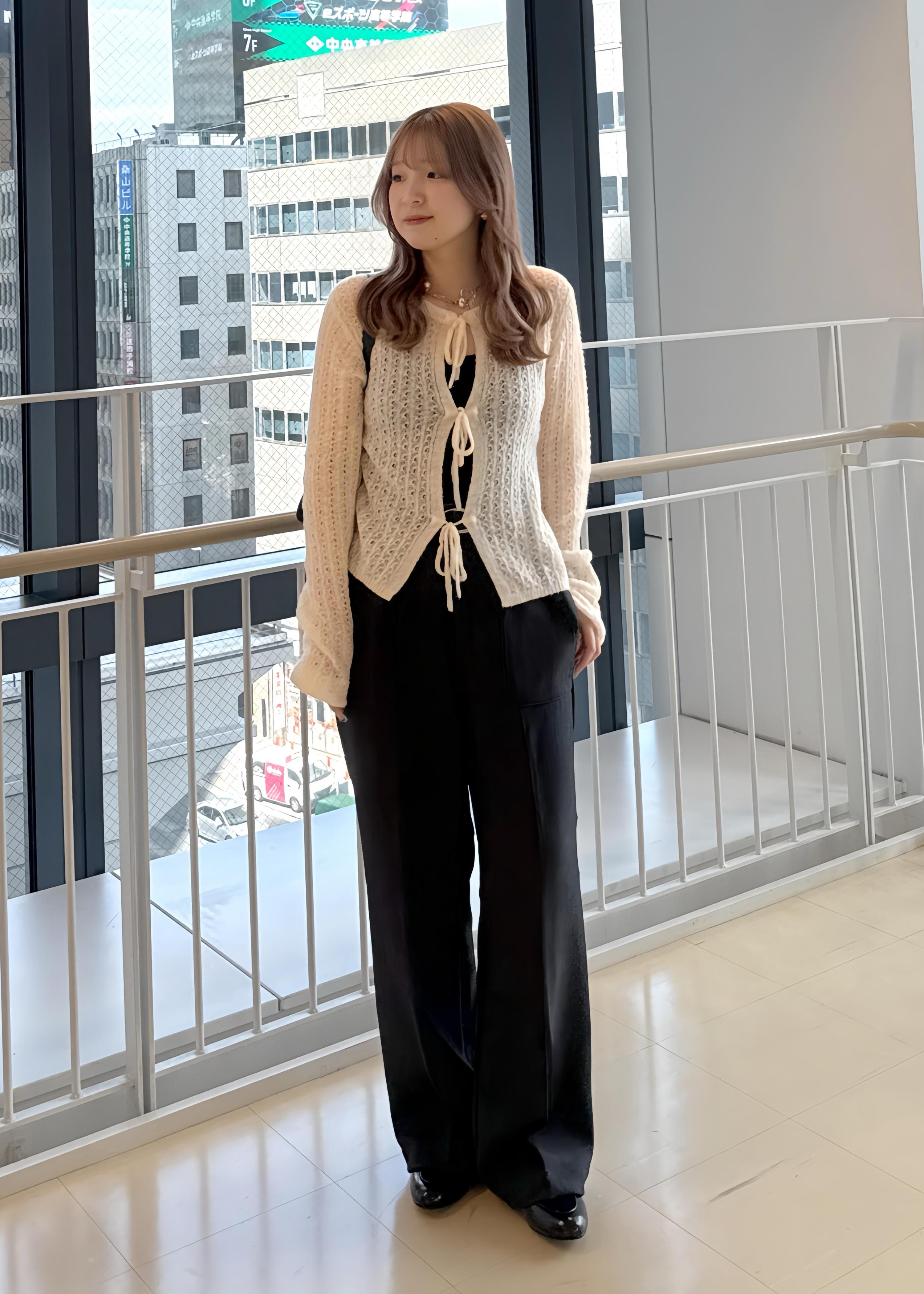 ROPE' PICNICのレース編みメッシュニットカーディガンを使ったコーディネートを紹介します。｜Rakuten Fashion(楽天ファッション／旧楽天ブランドアベニュー)6403304