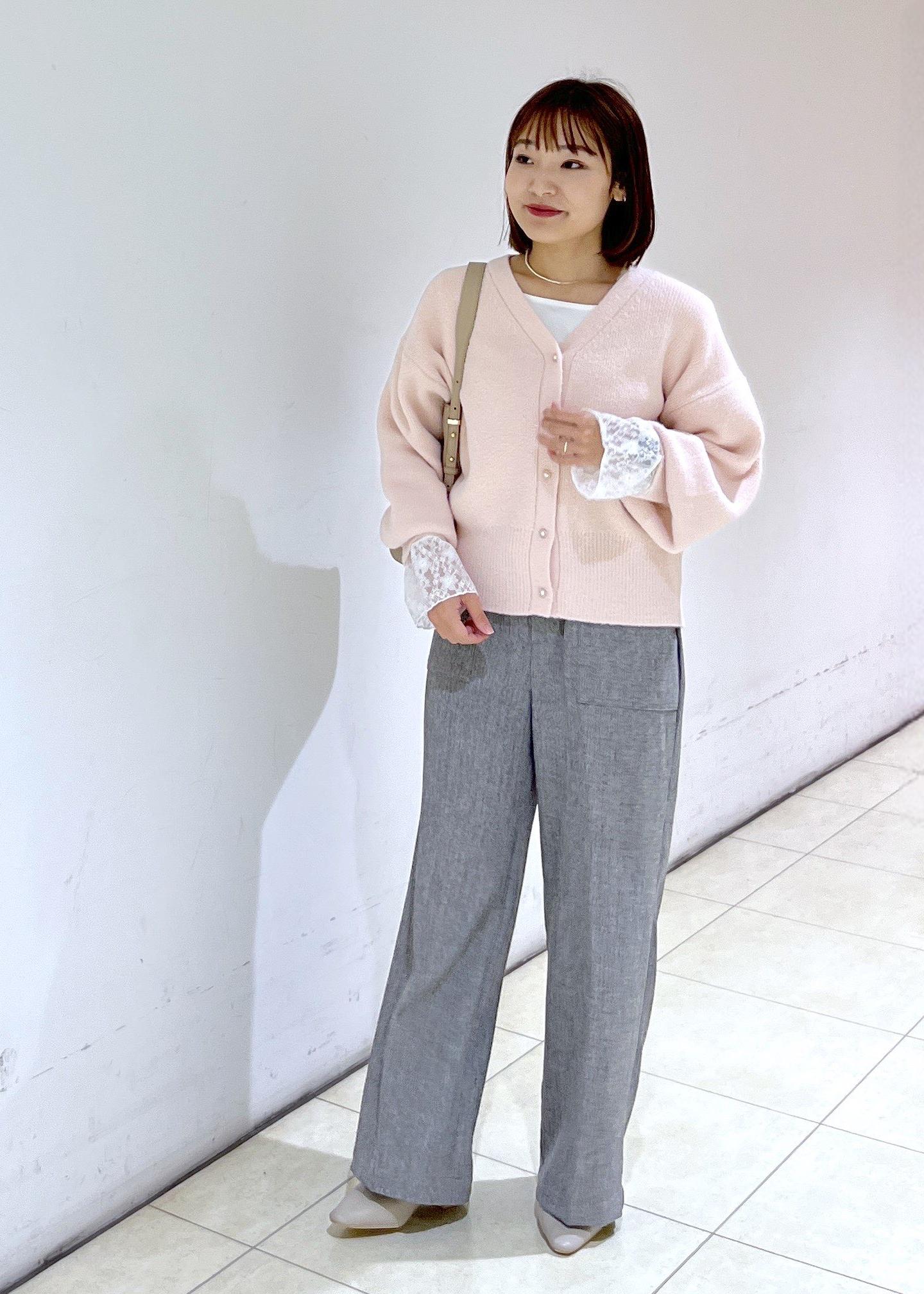 ROPE' PICNICの【新色追加】スフレニットシリーズ パールボタンショートカーディガン/イージーケア・リンクコーデを使ったコーディネートを紹介します。｜Rakuten Fashion(楽天ファッション／旧楽天ブランドアベニュー)6407443