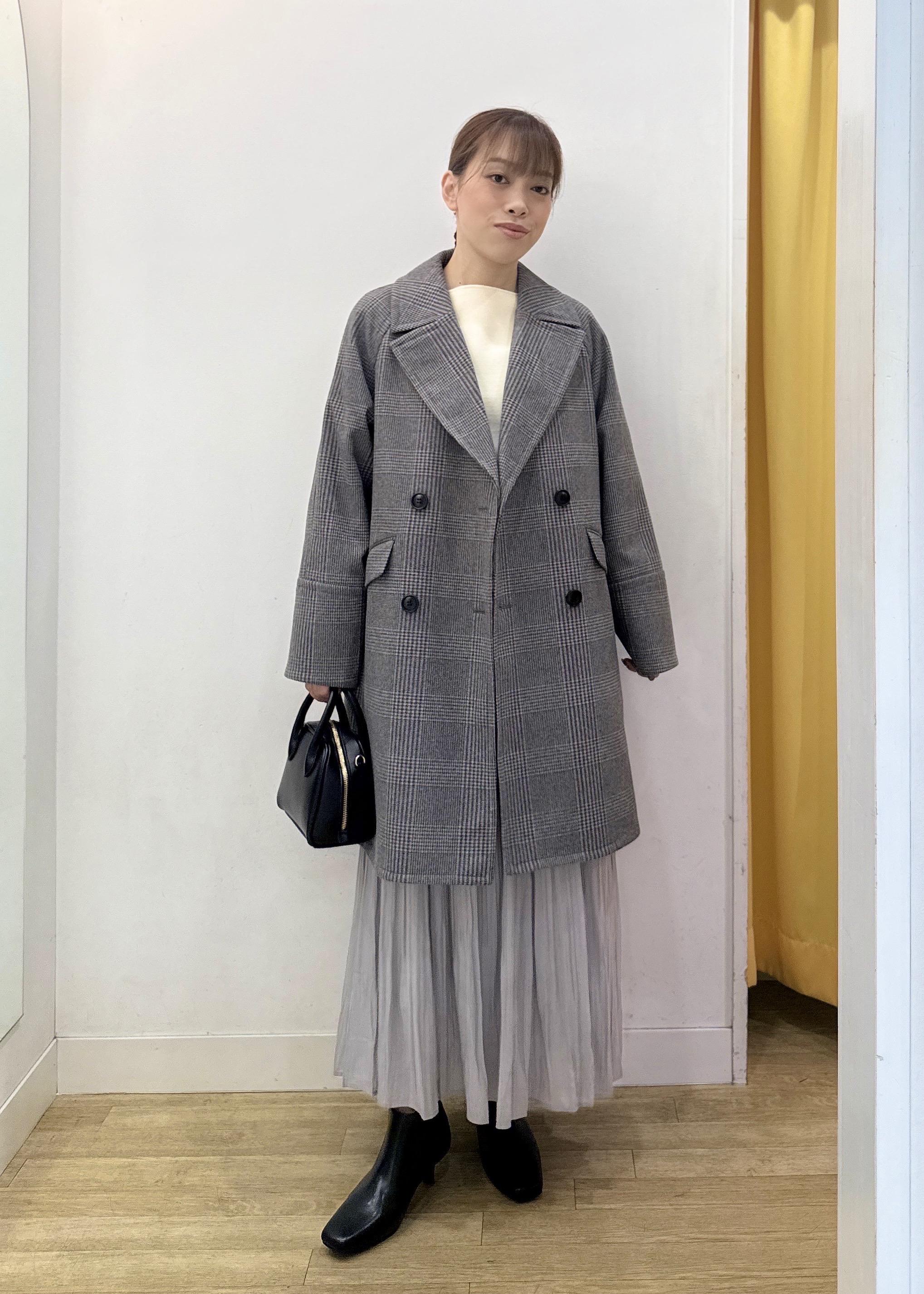 ROPE' PICNICのジャージメルトン無地&チェックオーバーPコート/一部WEB限定カラー・リンクコーデを使ったコーディネートを紹介します。｜Rakuten Fashion(楽天ファッション／旧楽天ブランドアベニュー)6407448