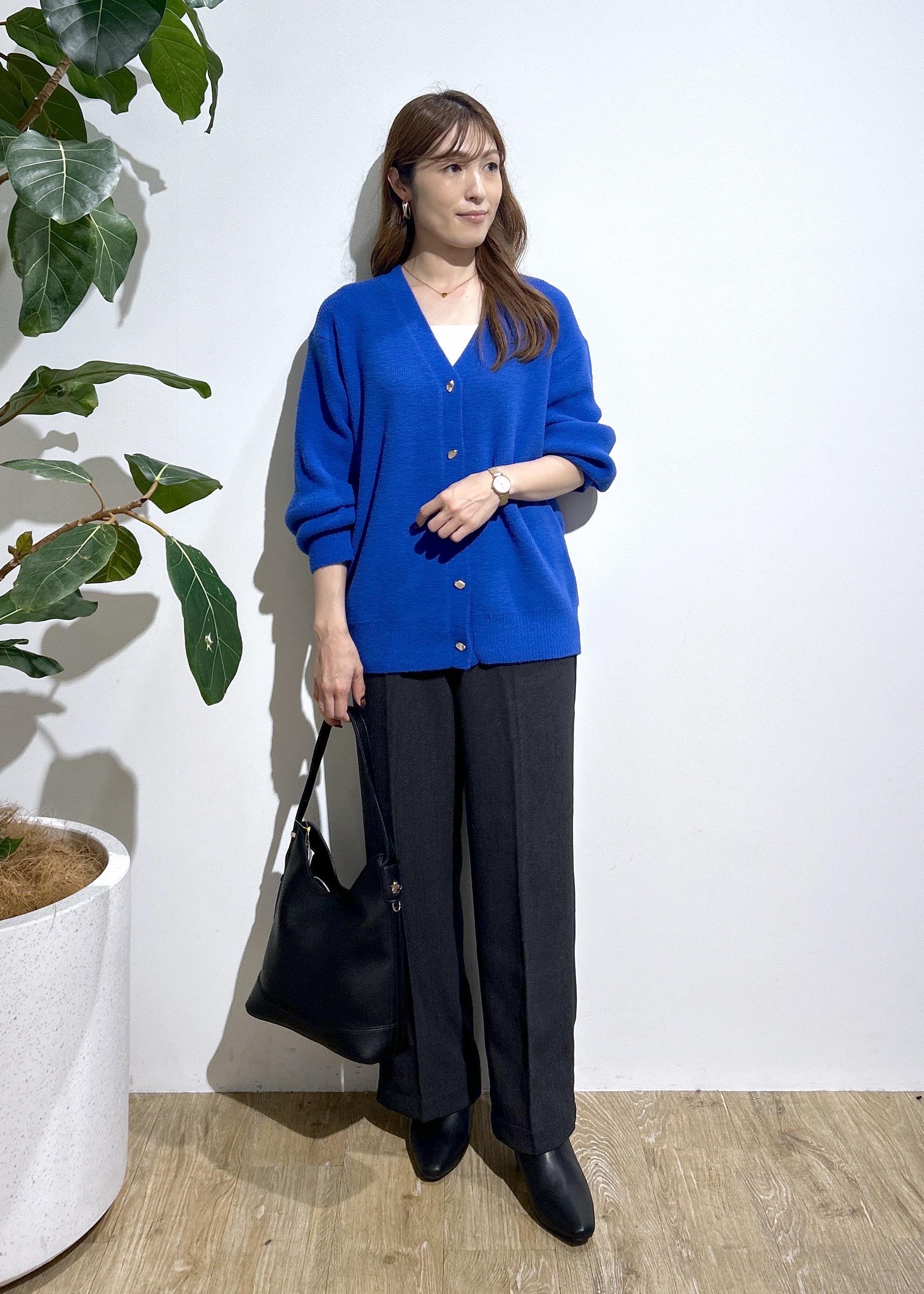 ROPE' PICNICの【新色追加】スフレニットシリーズ 変形メタルボタンミドル丈カーディガン/イージーケア・リンクコーデを使ったコーディネートを紹介します。｜Rakuten Fashion(楽天ファッション／旧楽天ブランドアベニュー)6407451