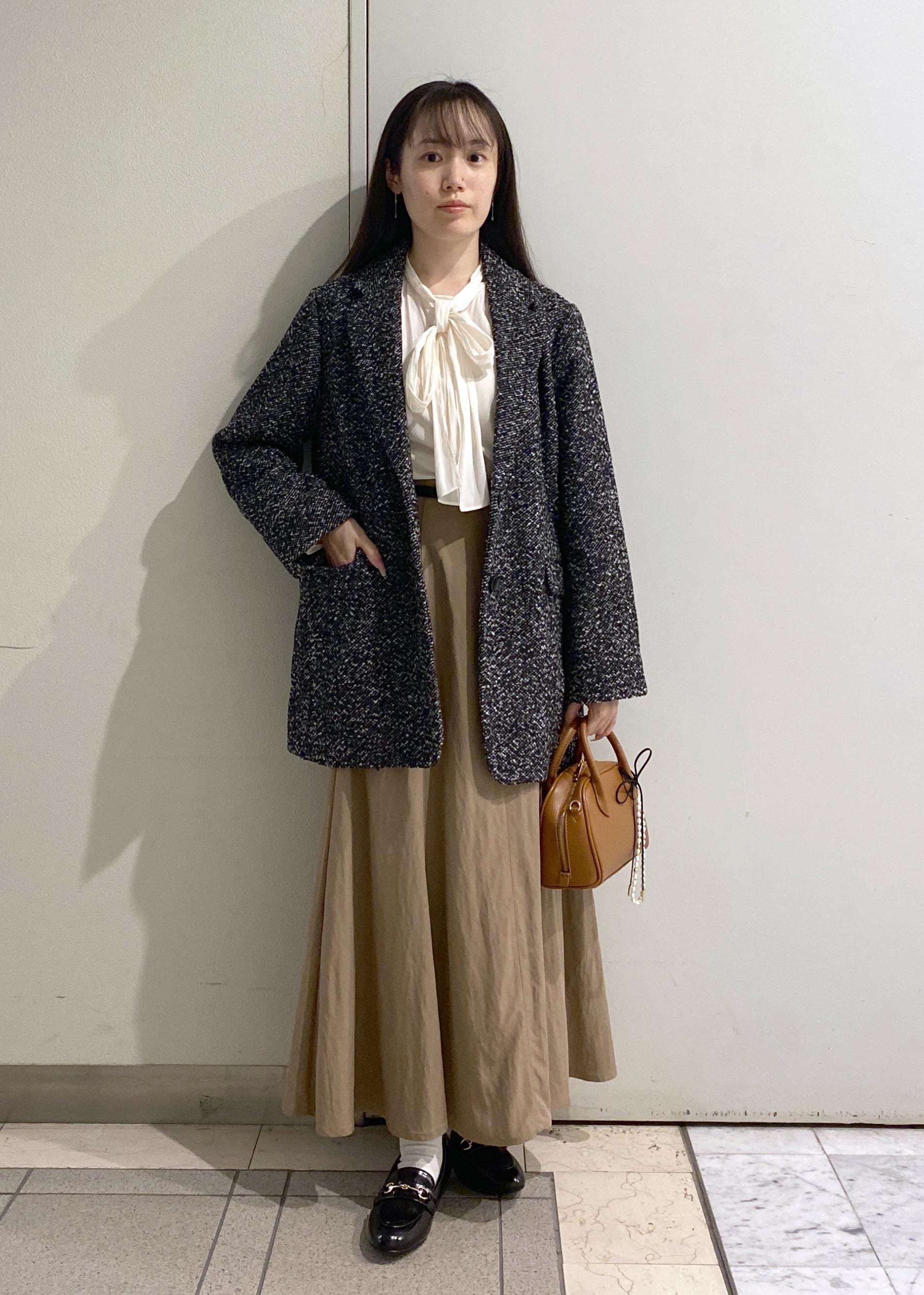 ROPE' PICNICのネップツイードテーラードジャコットを使ったコーディネートを紹介します。｜Rakuten Fashion(楽天ファッション／旧楽天ブランドアベニュー)6407411