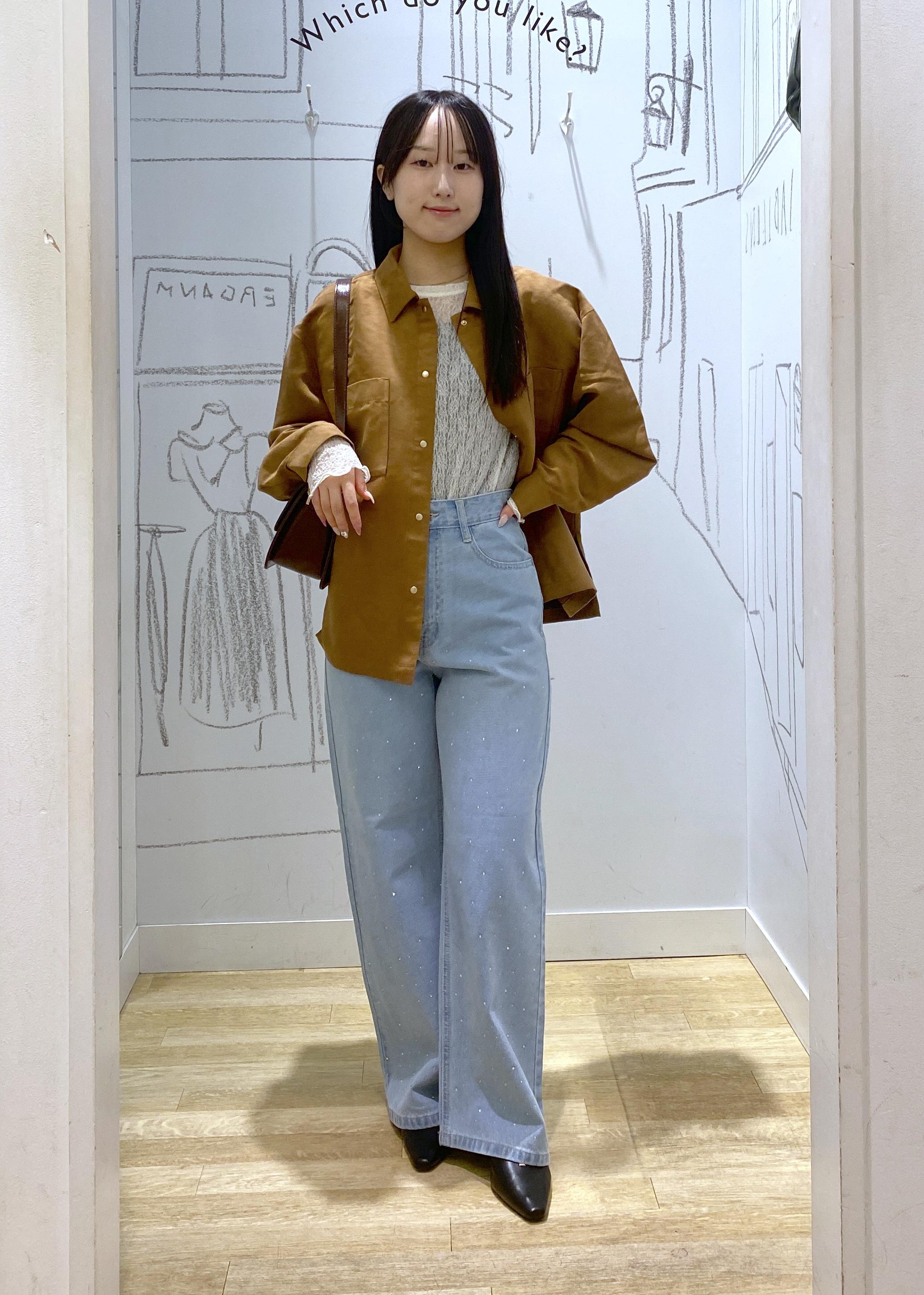 ROPE' PICNICのスエードシャツを使ったコーディネートを紹介します。｜Rakuten Fashion(楽天ファッション／旧楽天ブランドアベニュー)6407414