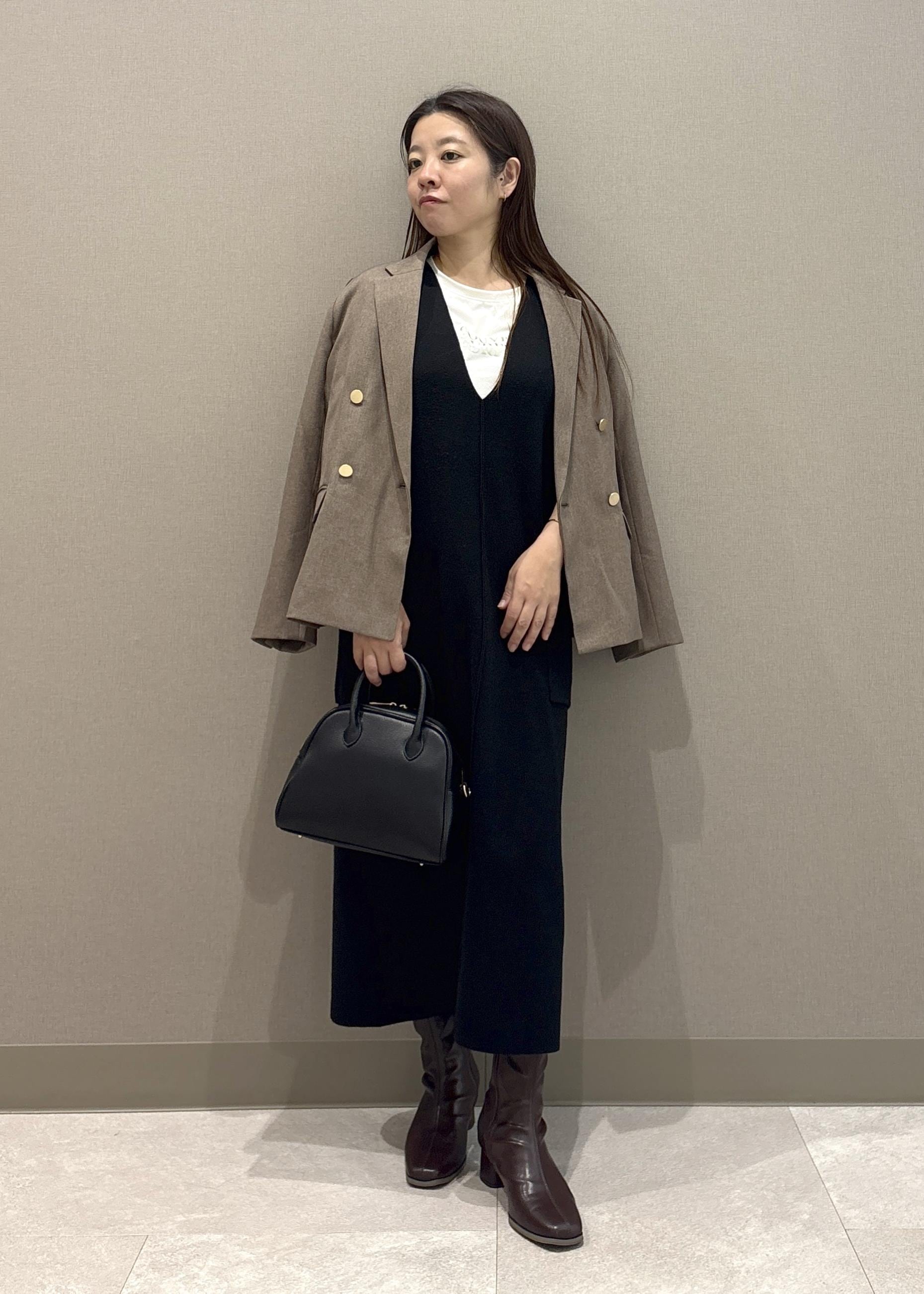 ROPE' PICNICのレディハンサムシリーズ ウールライク金ボタンジャケット(半裏地)/セットアップ・通勤対応を使ったコーディネートを紹介します。｜Rakuten Fashion(楽天ファッション／旧楽天ブランドアベニュー)6407459