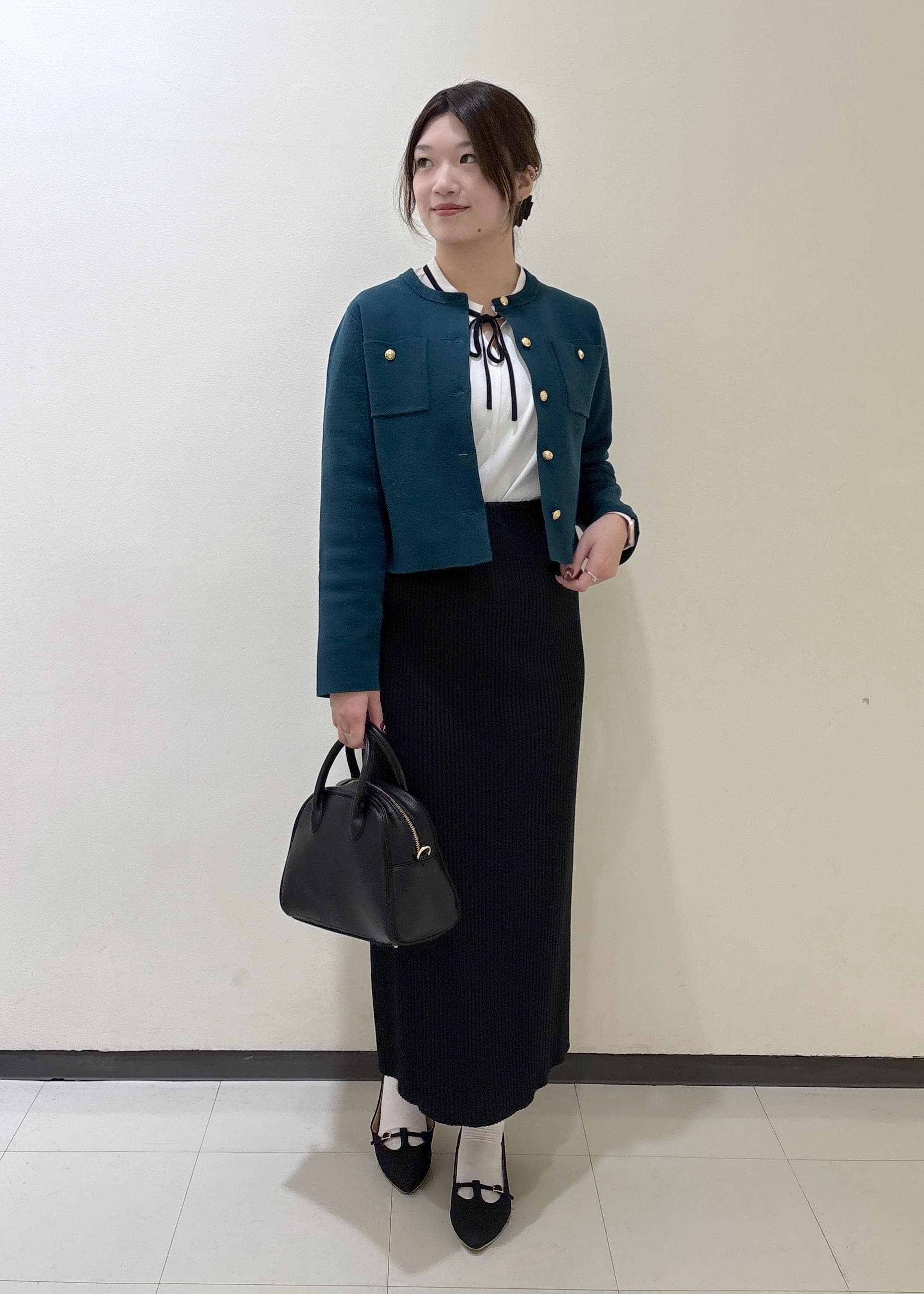 ROPE' PICNICの【洗濯機OK】ミラノリブニットカーディガンを使ったコーディネートを紹介します。｜Rakuten Fashion(楽天ファッション／旧楽天ブランドアベニュー)6407469