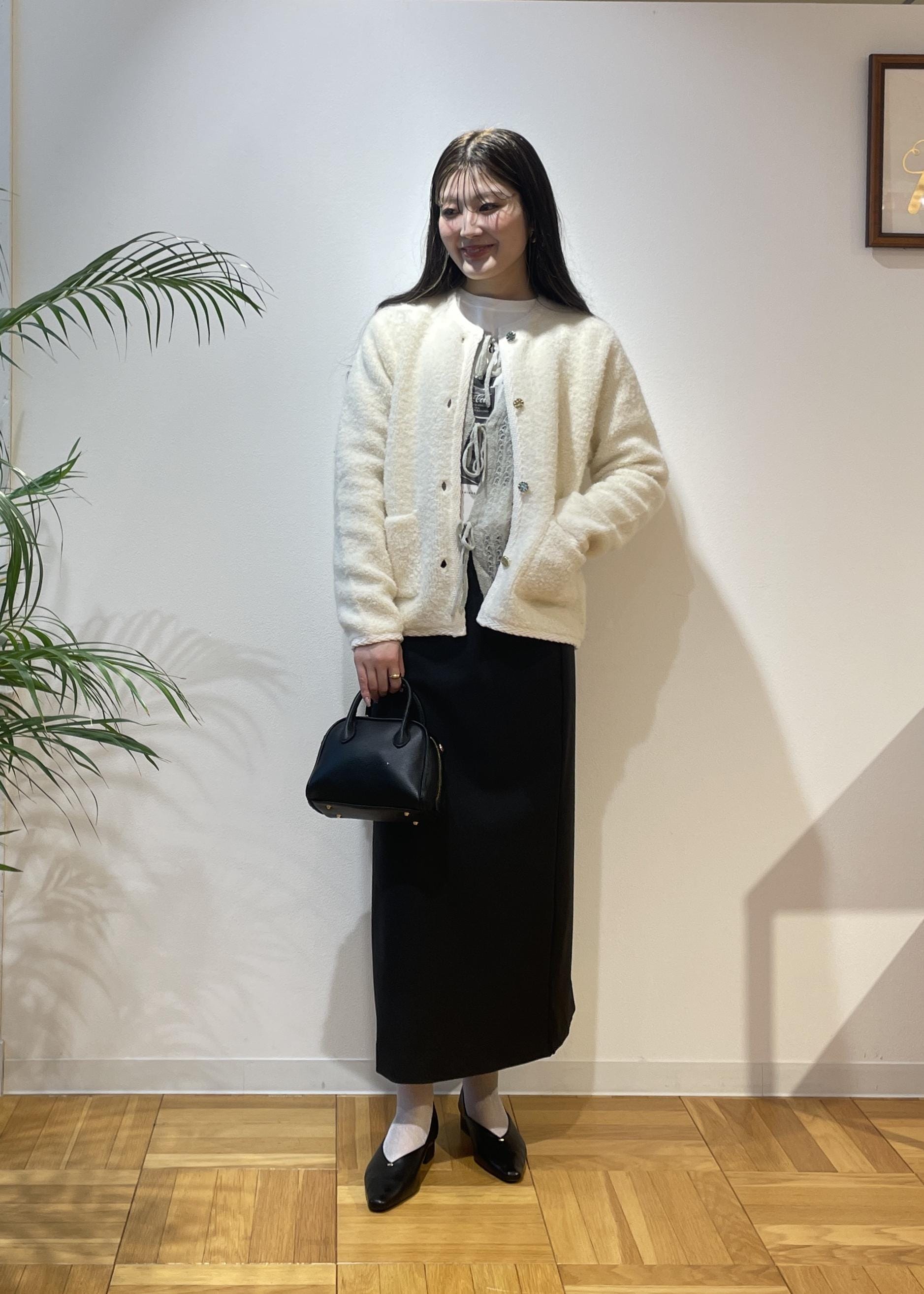 ROPE' PICNICのレース編みメッシュニットカーディガンを使ったコーディネートを紹介します。｜Rakuten Fashion(楽天ファッション／旧楽天ブランドアベニュー)6407473