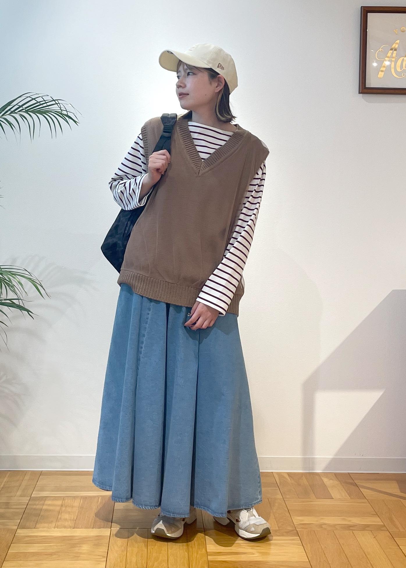 ROPE' PICNICのボックスシルエットボーダーカットソーを使ったコーディネートを紹介します。｜Rakuten Fashion(楽天ファッション／旧楽天ブランドアベニュー)6407474
