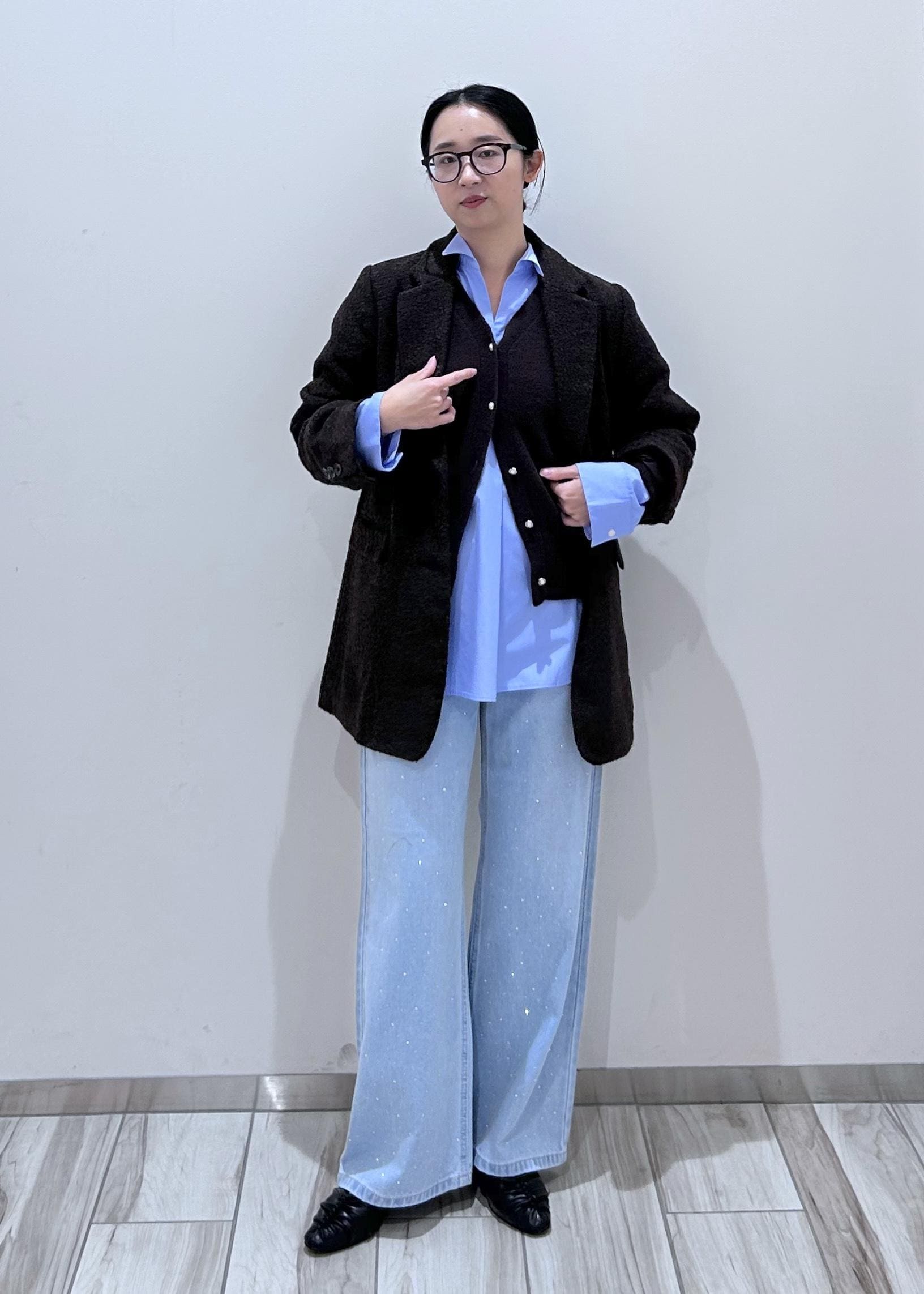 ROPE' PICNICのネップツイードテーラードジャコットを使ったコーディネートを紹介します。｜Rakuten Fashion(楽天ファッション／旧楽天ブランドアベニュー)6407497