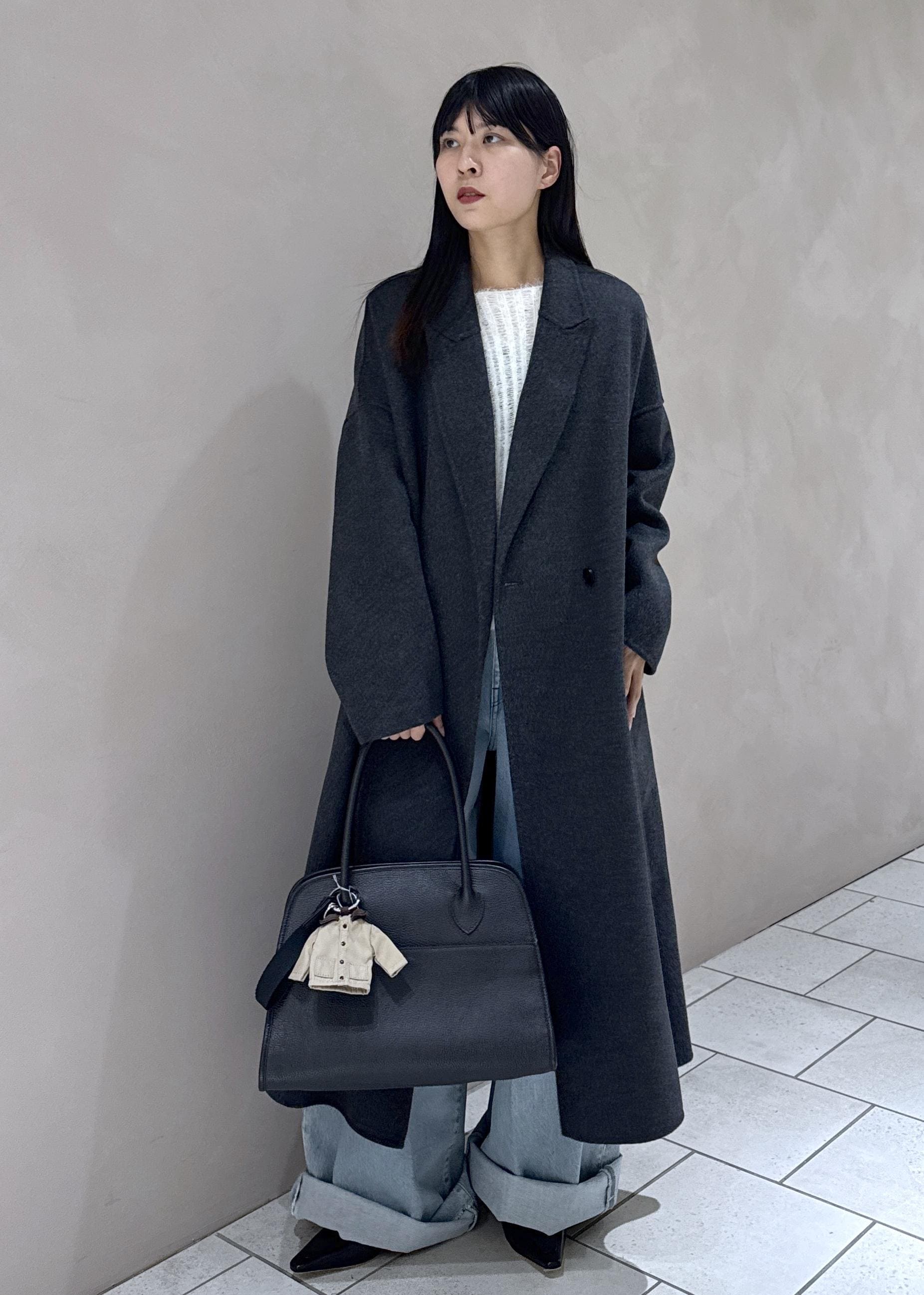 SALON adam et rope'のシャルムリバーロングコートを使ったコーディネートを紹介します。｜Rakuten Fashion(楽天ファッション／旧楽天ブランドアベニュー)6408789