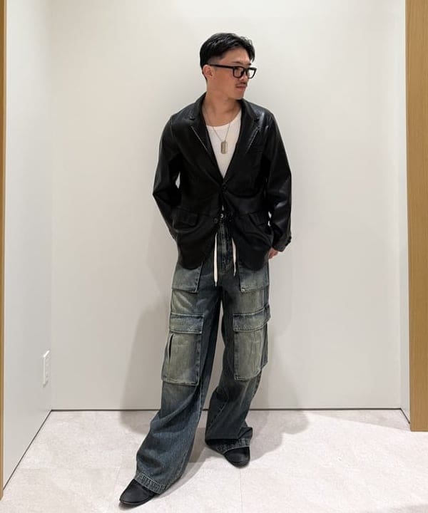BEAMS HEARTのフェイクレザー ジャケットを使ったコーディネートを紹介します。｜Rakuten Fashion(楽天ファッション／旧楽天ブランドアベニュー)6317574