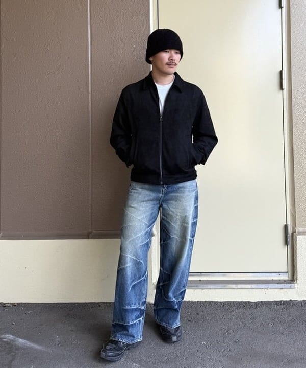 BEAMS HEARTのフェイクスエード ジップ ブルゾンを使ったコーディネートを紹介します。｜Rakuten Fashion(楽天ファッション／旧楽天ブランドアベニュー)6317636