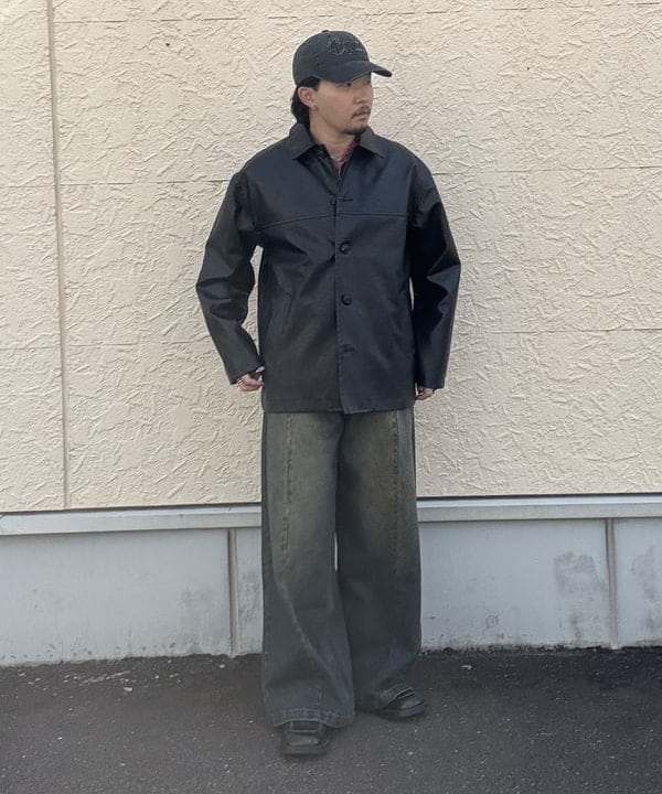 BEAMS HEARTのフェイクレザー カーコート 25AWを使ったコーディネートを紹介します。｜Rakuten Fashion(楽天ファッション／旧楽天ブランドアベニュー)6317714