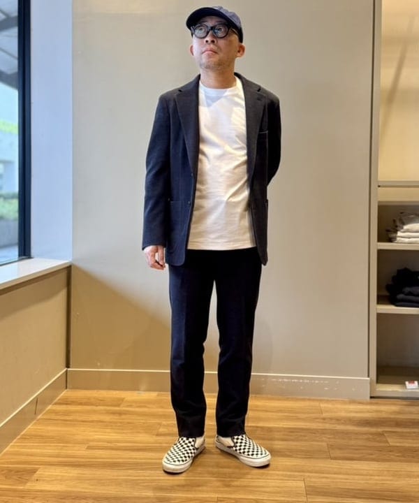 BEAMS HEARTのウールジャージ ジャケット(セットアップ対応)を使ったコーディネートを紹介します。｜Rakuten Fashion(楽天ファッション／旧楽天ブランドアベニュー)6320828