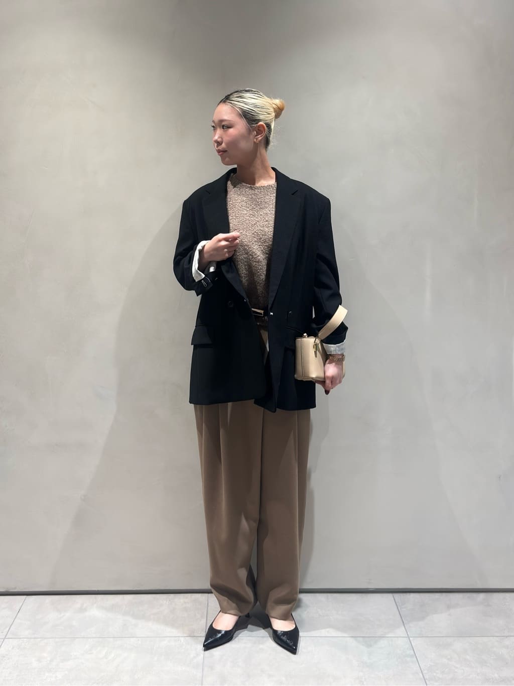 UNITED ARROWSの<conte>ダブル テーラードジャケットを使った