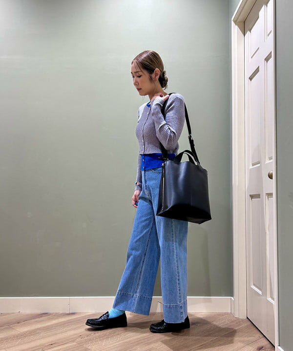 BEAMS HEARTのレイヤード風 リブ カーディガンを使ったコーディネートを紹介します。｜Rakuten Fashion(楽天ファッション／旧楽天ブランドアベニュー)6324402