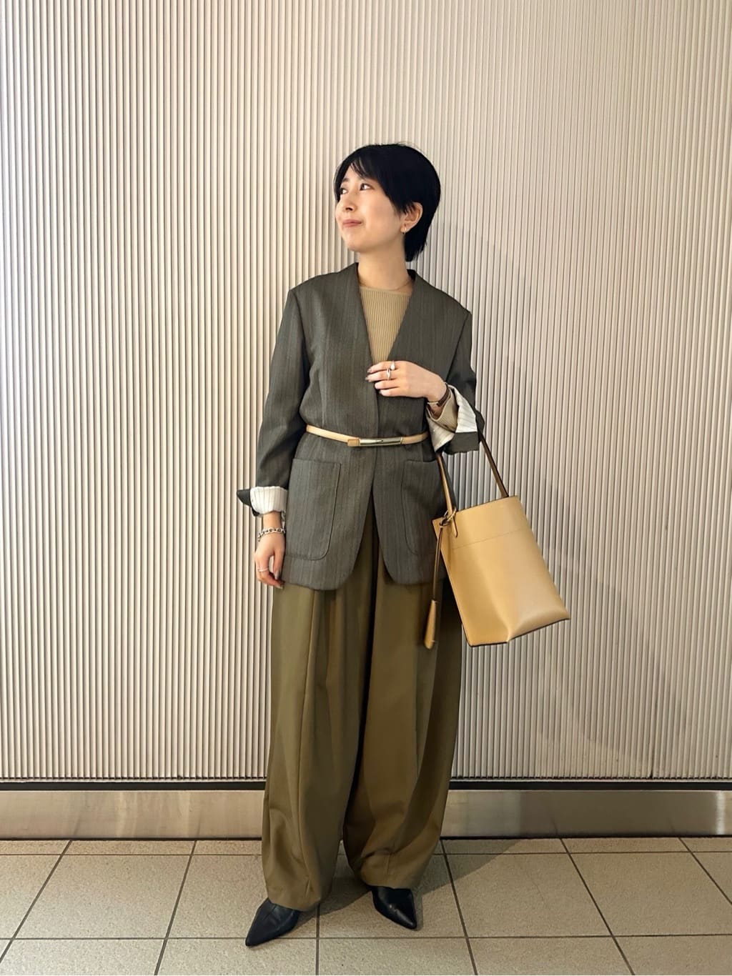 UNITED ARROWS LTD. OUTLET | <conte>ストライプ ヘリンボーン ノー