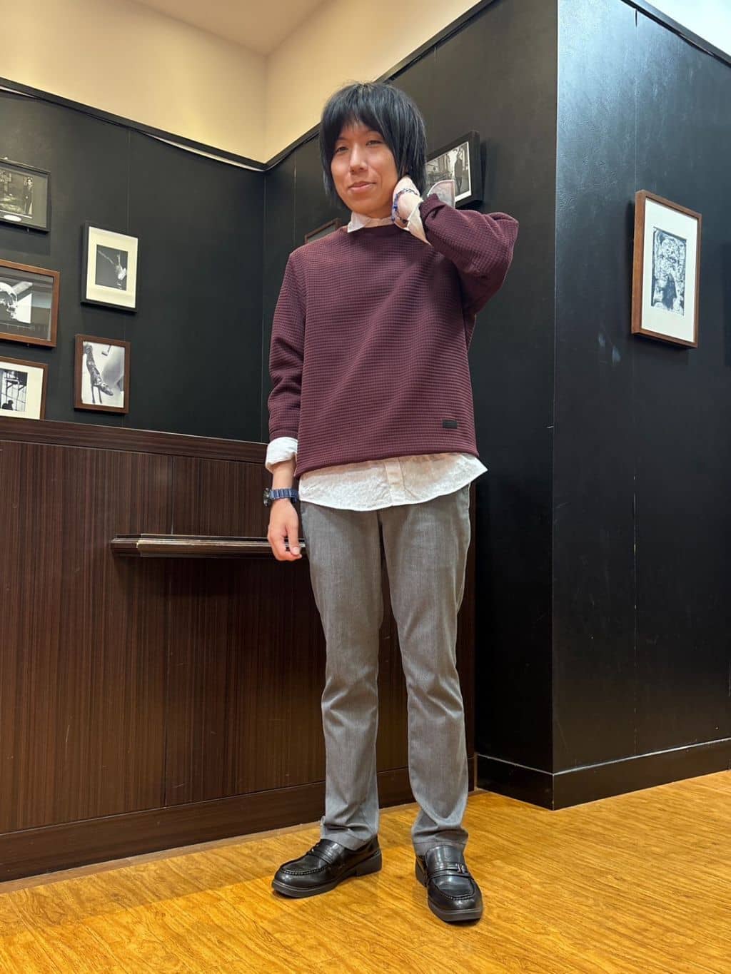 TAKEO KIKUCHIのニットライク プルオーバーを使ったコーディネートを紹介します。｜Rakuten Fashion(楽天ファッション／旧楽天ブランドアベニュー)6329606