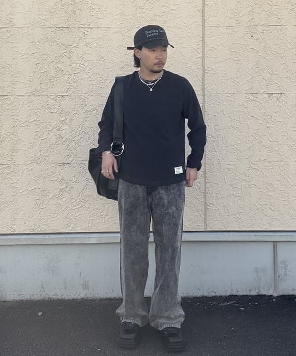 BEAMS HEARTのモール ワッフル ロングスリーブ カットソーを使ったコーディネートを紹介します。｜Rakuten Fashion(楽天ファッション／旧楽天ブランドアベニュー)6330176