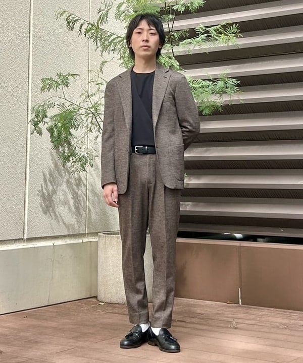 BEAMS HEARTのウールジャージ ジャケット(セットアップ対応)を使ったコーディネートを紹介します。｜Rakuten Fashion(楽天ファッション／旧楽天ブランドアベニュー)6330197