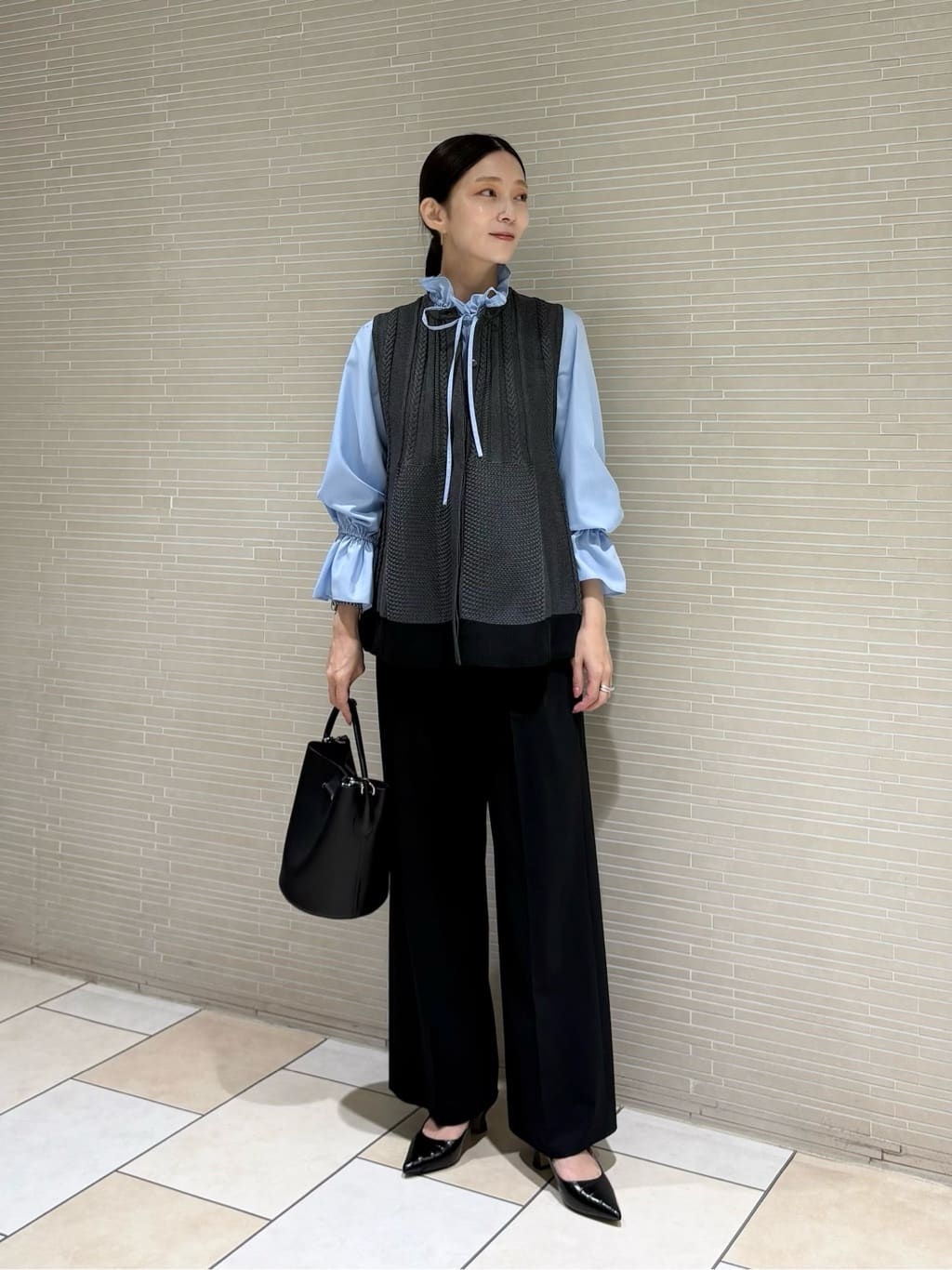 UNITED ARROWS LTD. OUTLET | ケーブル ペプラム ノースリーブ ニット