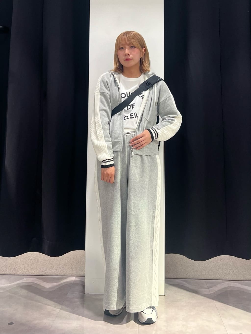 LASUDのワンショルダースリングボディバッグを使ったコーディネートを紹介します。｜Rakuten Fashion(楽天ファッション／旧楽天ブランドアベニュー)6331289