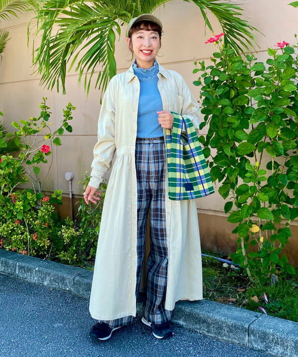 BEAMS HEARTのフィット & フレア 細 コーデュロイ ワンピースを使ったコーディネートを紹介します。｜Rakuten Fashion(楽天ファッション／旧楽天ブランドアベニュー)6333981