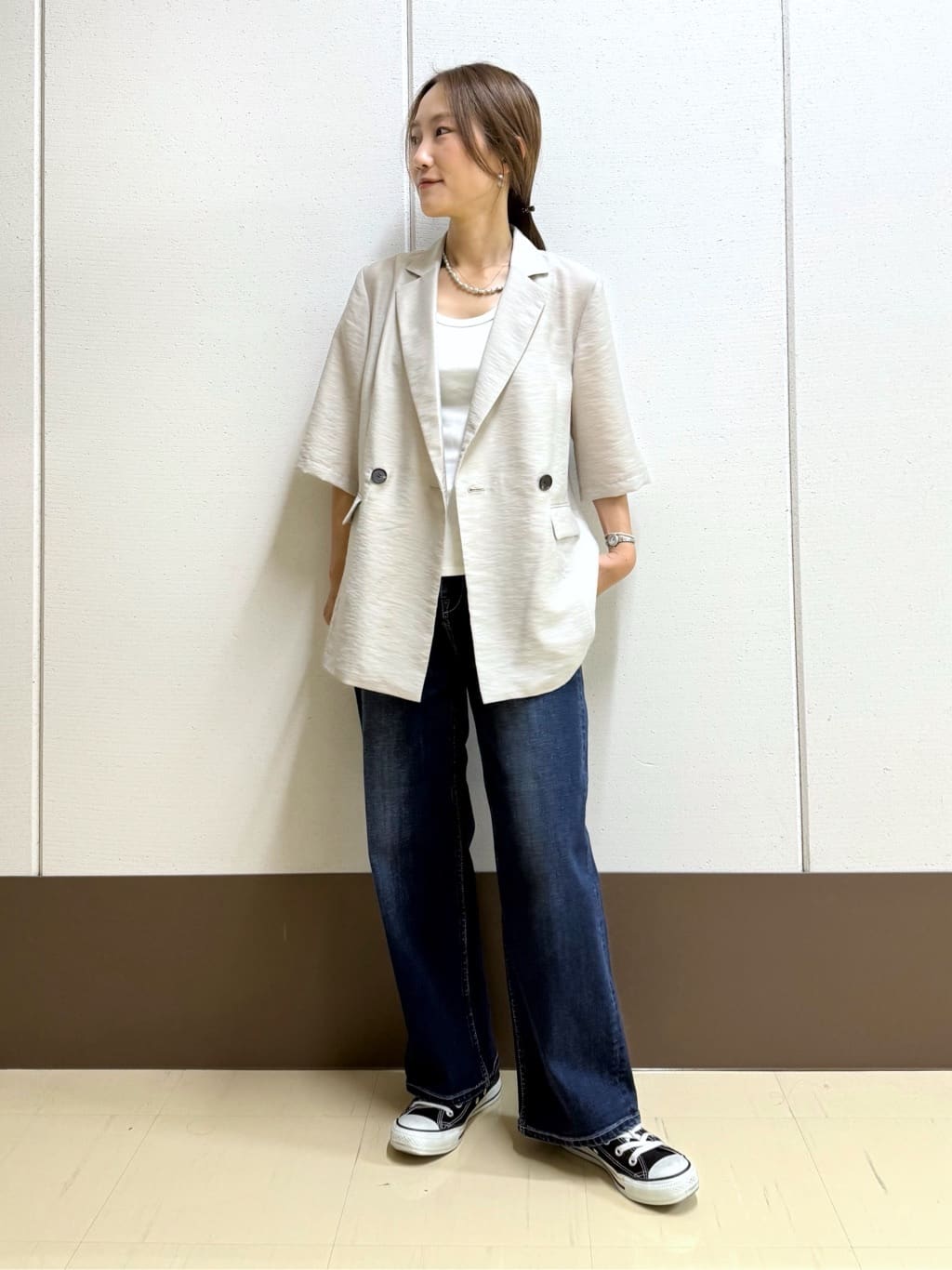 INDIVI | ライトダブルジャケット | Rakuten Fashion(楽天ファッション