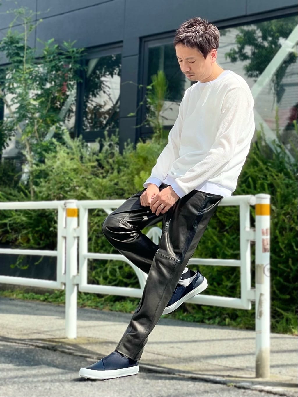5351POUR LES HOMMES | 【セットアップ対応】レザー テーパード