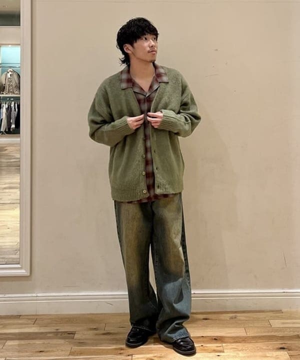 BEAMS HEARTのシャギータッチ ダメージ カーディガンを使ったコーディネートを紹介します。｜Rakuten Fashion(楽天ファッション／旧楽天ブランドアベニュー)6336938