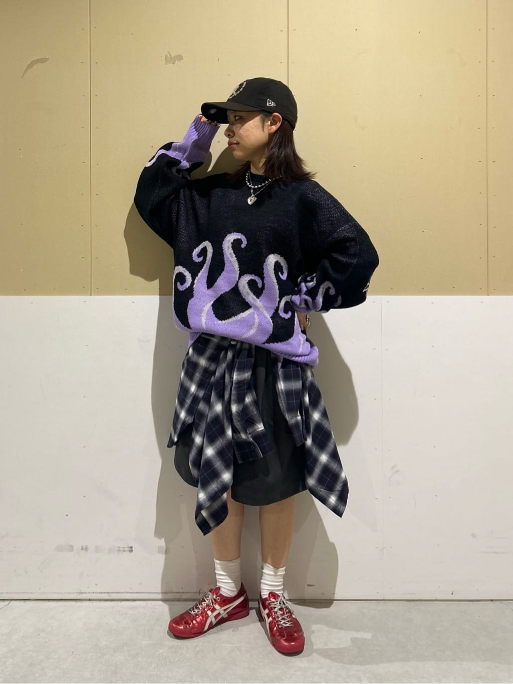Green Parksのレザーライクショートパンツを使ったコーディネートを紹介します。｜Rakuten Fashion(楽天ファッション／旧楽天ブランドアベニュー)6337345