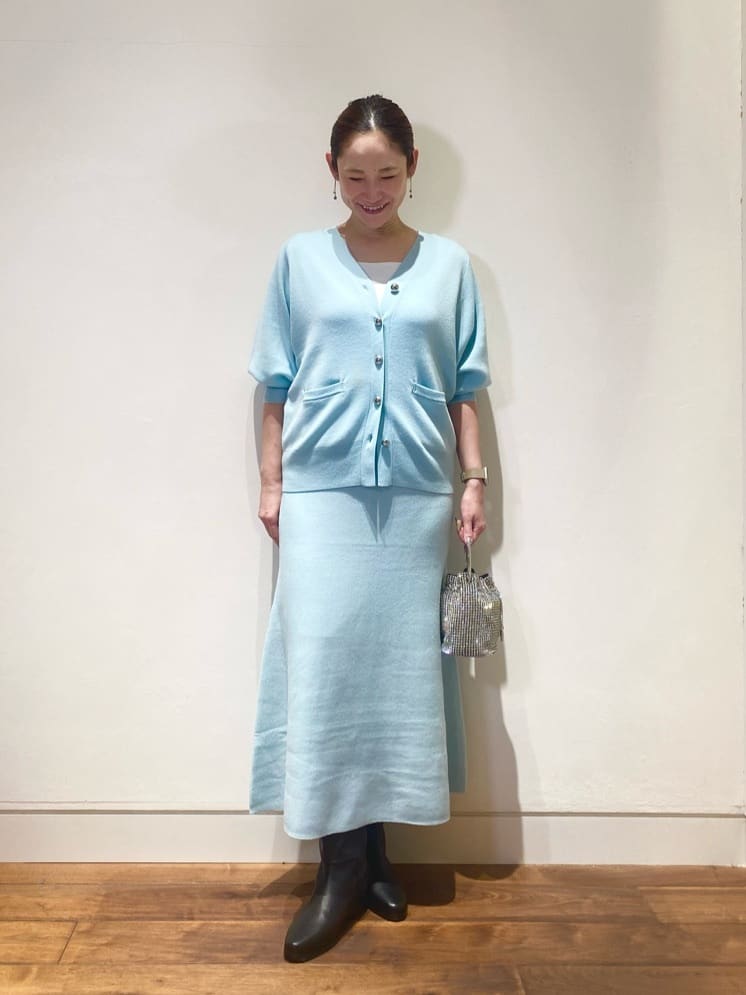 allurevilleのウールスムースカーディガンを使ったコーディネートを紹介します。｜Rakuten Fashion(楽天ファッション／旧楽天ブランドアベニュー)6338224