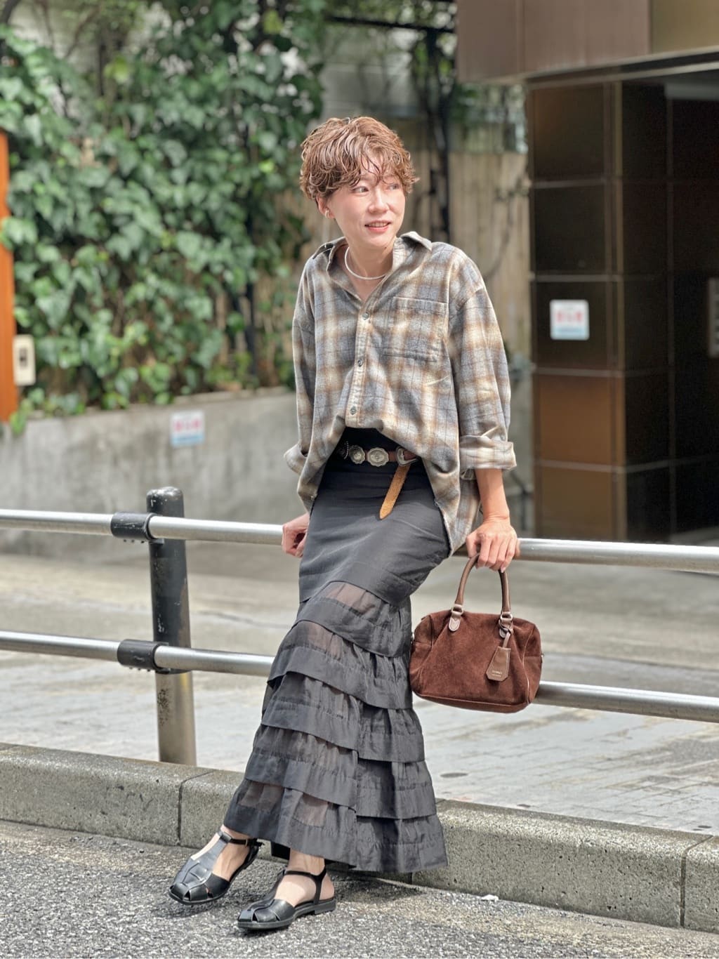 whim gazetteシャギーチェックシャツ新品未使用 Whim シャギーチェック