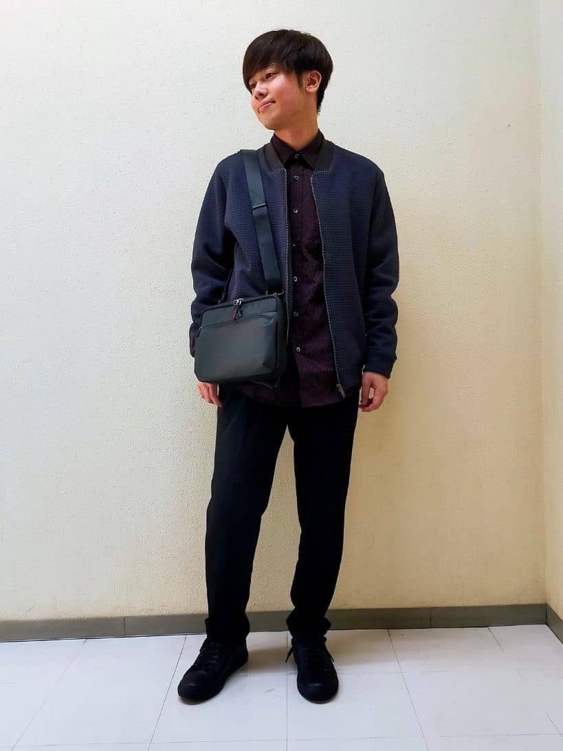 TAKEO KIKUCHIのニットライクジャージ ブルゾンを使ったコーディネートを紹介します。｜Rakuten Fashion(楽天ファッション／旧楽天ブランドアベニュー)6341321