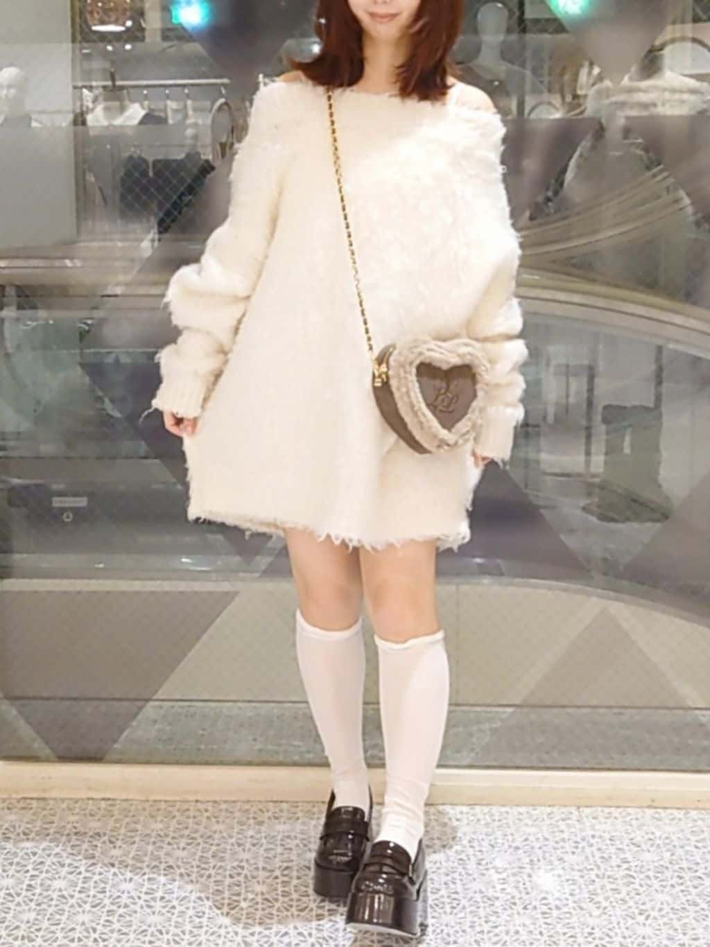 メリーカールチュニックニット ナイスクラップ メリーカールチュニック