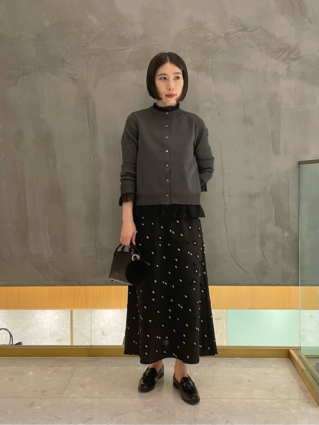 UNITED ARROWSの4WAY シフォン カーディガン -ウォッシャブル-を使った