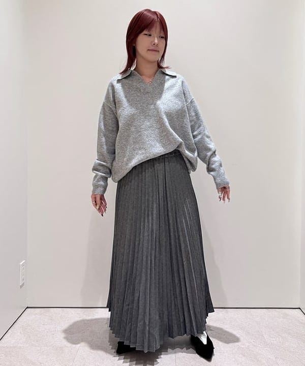 BEAMS HEARTのスキッパー襟 ニット プルオーバーを使ったコーディネートを紹介します。｜Rakuten Fashion(楽天ファッション／旧楽天ブランドアベニュー)6345207