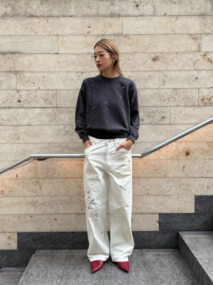 UNITED ARROWS LTD. OUTLET | <6(ROKU)>ダメージ ペイント スウェット