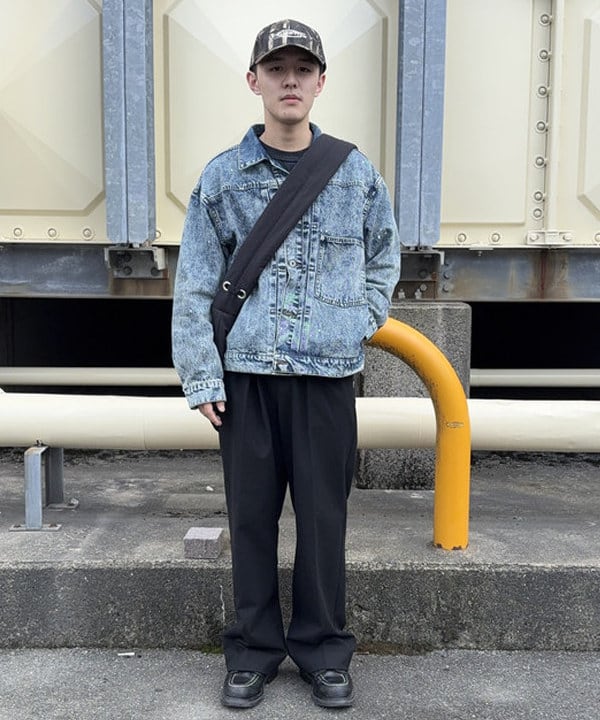 BEAMS HEARTのGMS ペイント デニム ジャケットを使ったコーディネートを紹介します。｜Rakuten Fashion(楽天ファッション／旧楽天ブランドアベニュー)6350814