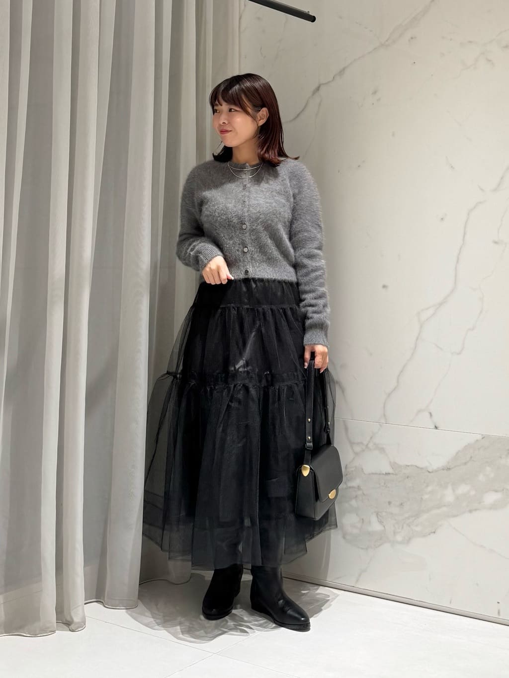 allurevilleの◇ バックジップロングブーツを使ったコーディネートを紹介します。｜Rakuten Fashion(楽天ファッション／旧楽天ブランドアベニュー)6354197