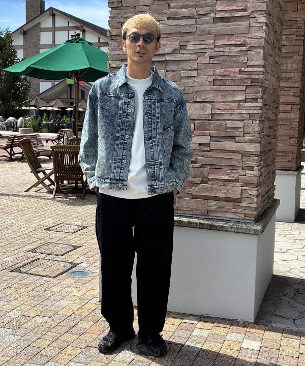 BEAMS HEARTのGMS ペイント デニム ジャケットを使ったコーディネートを紹介します。｜Rakuten Fashion(楽天ファッション／旧楽天ブランドアベニュー)6355096