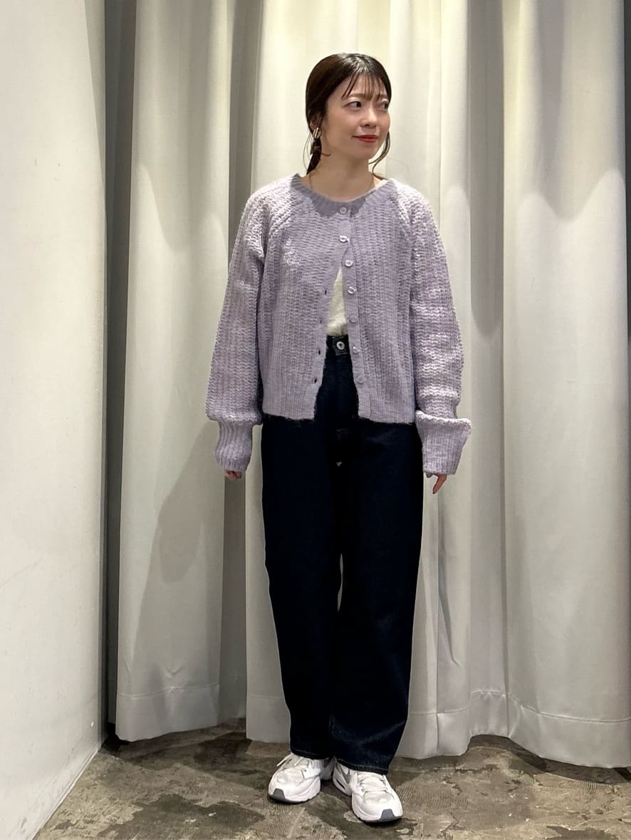 AMERICAN HOLICの【2WAY】モヘヤ風甘編みカーディガンを使ったコーディネートを紹介します。｜Rakuten Fashion(楽天ファッション／旧楽天ブランドアベニュー)6355269