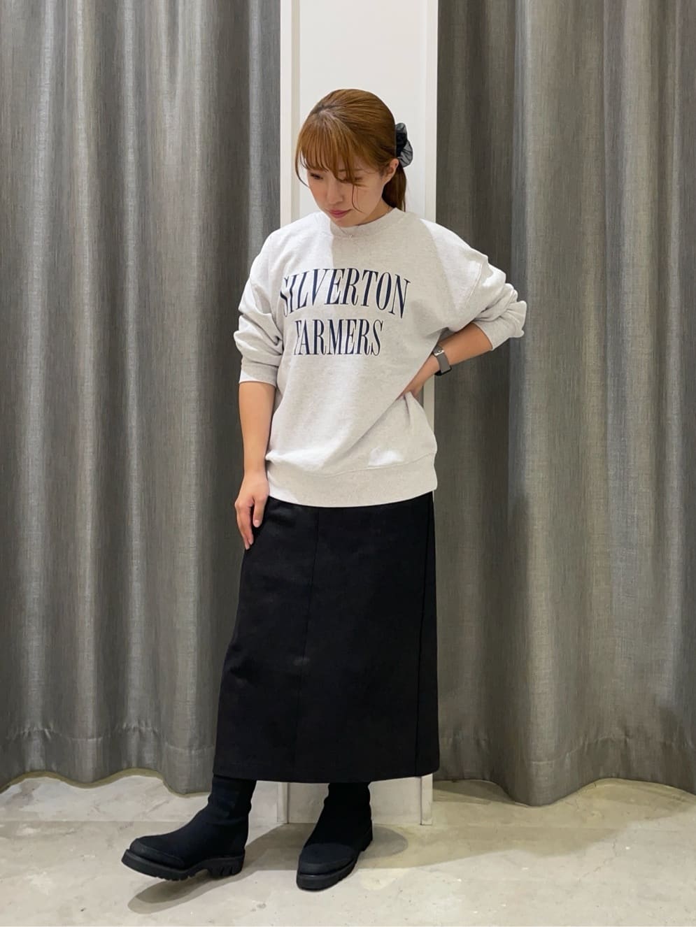 AMERICAN HOLICのフェイクレザーダンボールスカートを使ったコーディネートを紹介します。｜Rakuten Fashion(楽天ファッション／旧楽天ブランドアベニュー)6356453