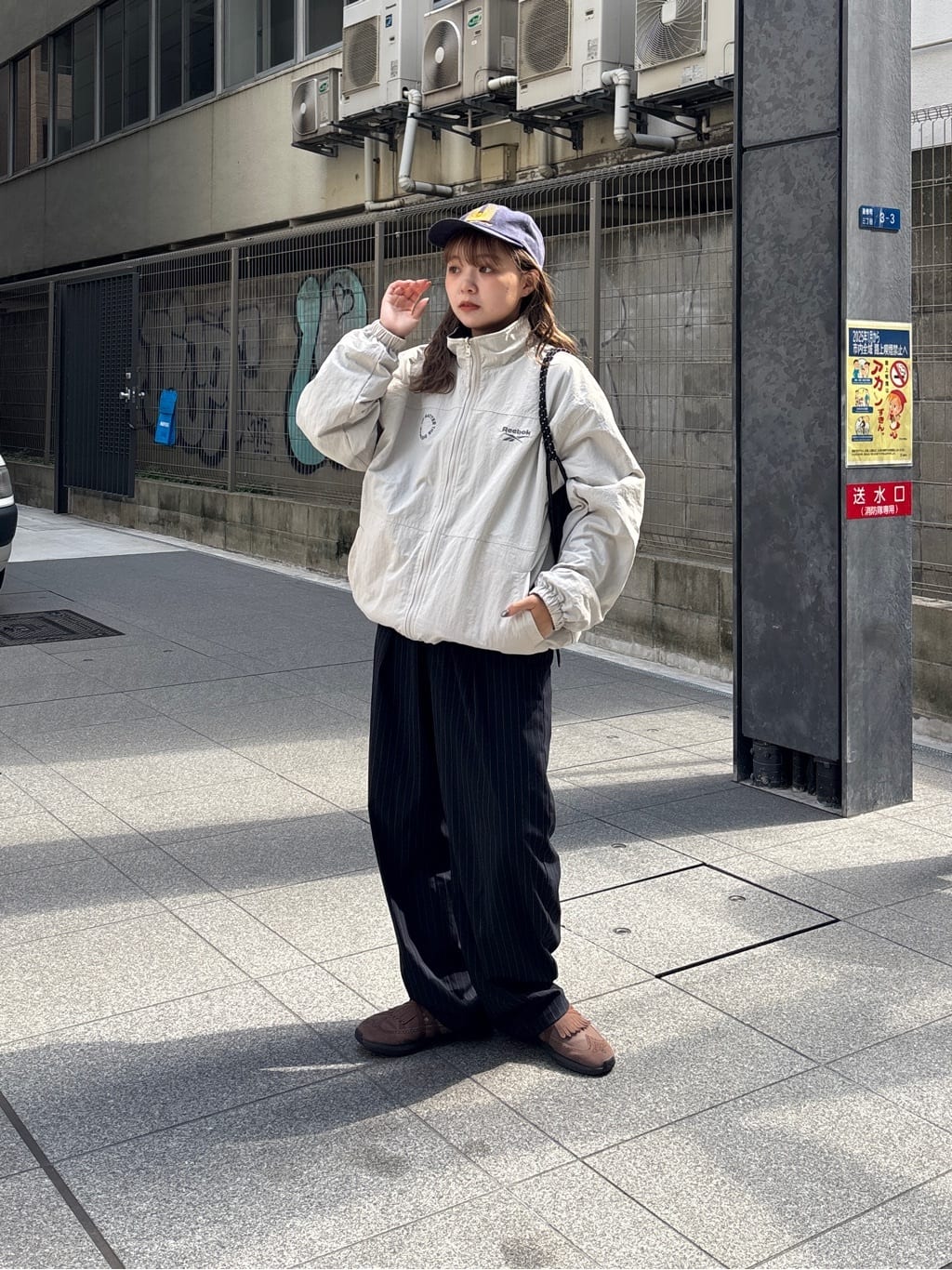 CPCMの【Reebok】リバーシブルブルゾンを使ったコーディネート